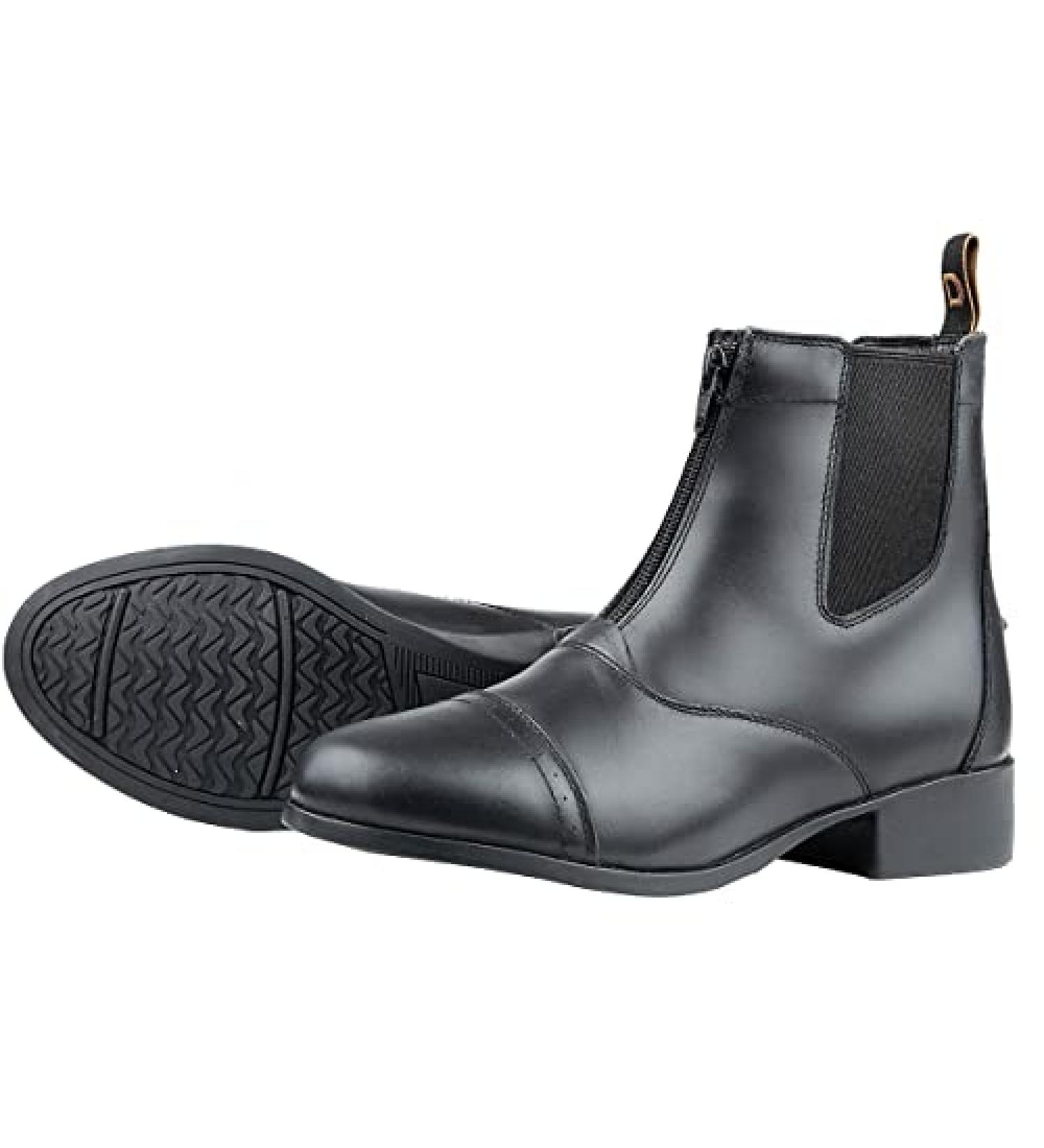 Dublin Foundation Zip Paddock Boots 5 Big Kid Black
