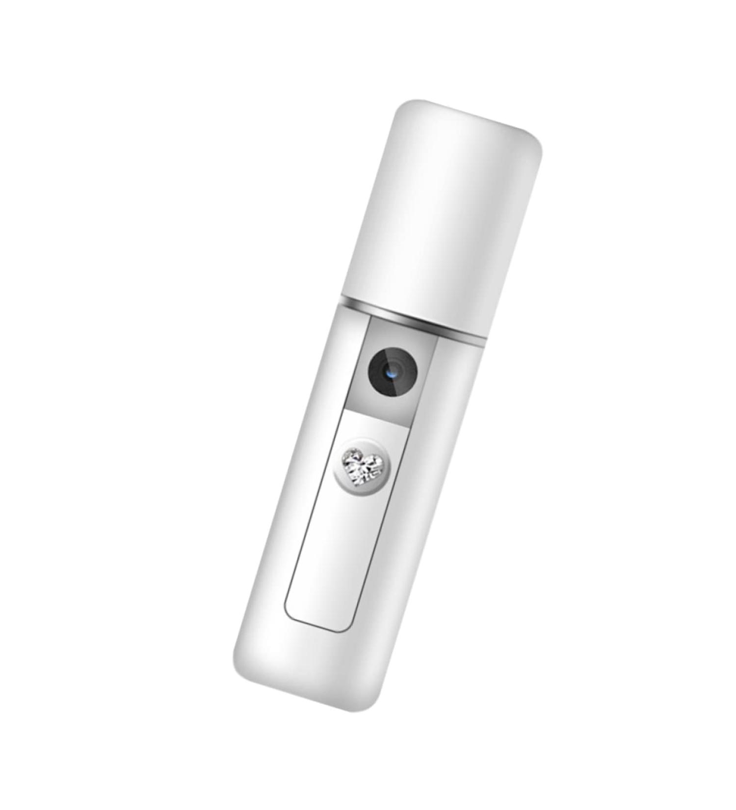 1pc Rechargeable Facial Sprayer Usb Mini Face Spray Device Steamer Spray Meter Humidifier Handheld 11.5*3cm White - Buy Online on SooperMarket.com