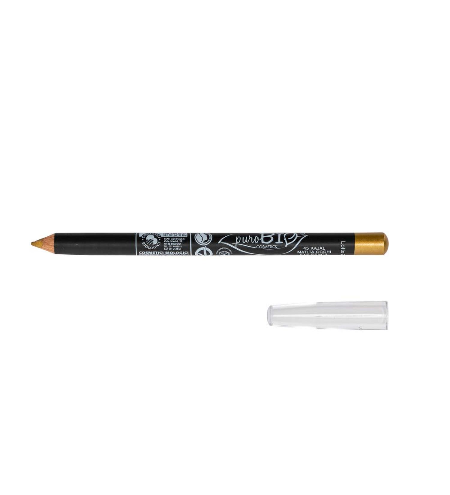 Purobio Waterproof Eye Make-up Super Ultra Precision Black Cat Ultra-Precisiser Liquid Eyeliner With a special order spring A eyeliner Kajalstift brown blue anthracite No. 45 brass 1 piece (1 Pack)