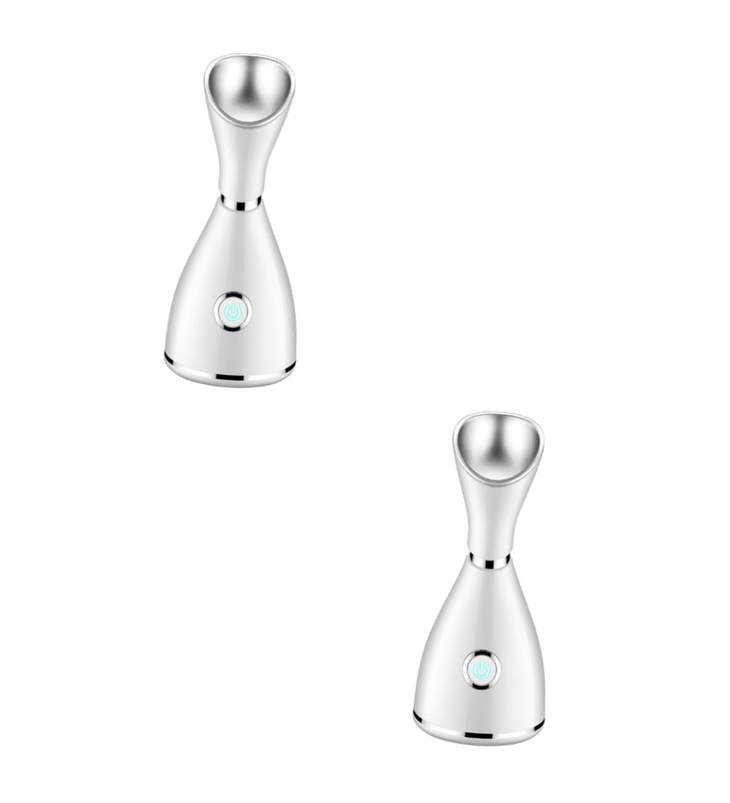 Healeved 2pcs Beauty Steaming Face Instrument Hot Spray Hydrating Facial Sprayer White - Buy Online on SooperMarket.com