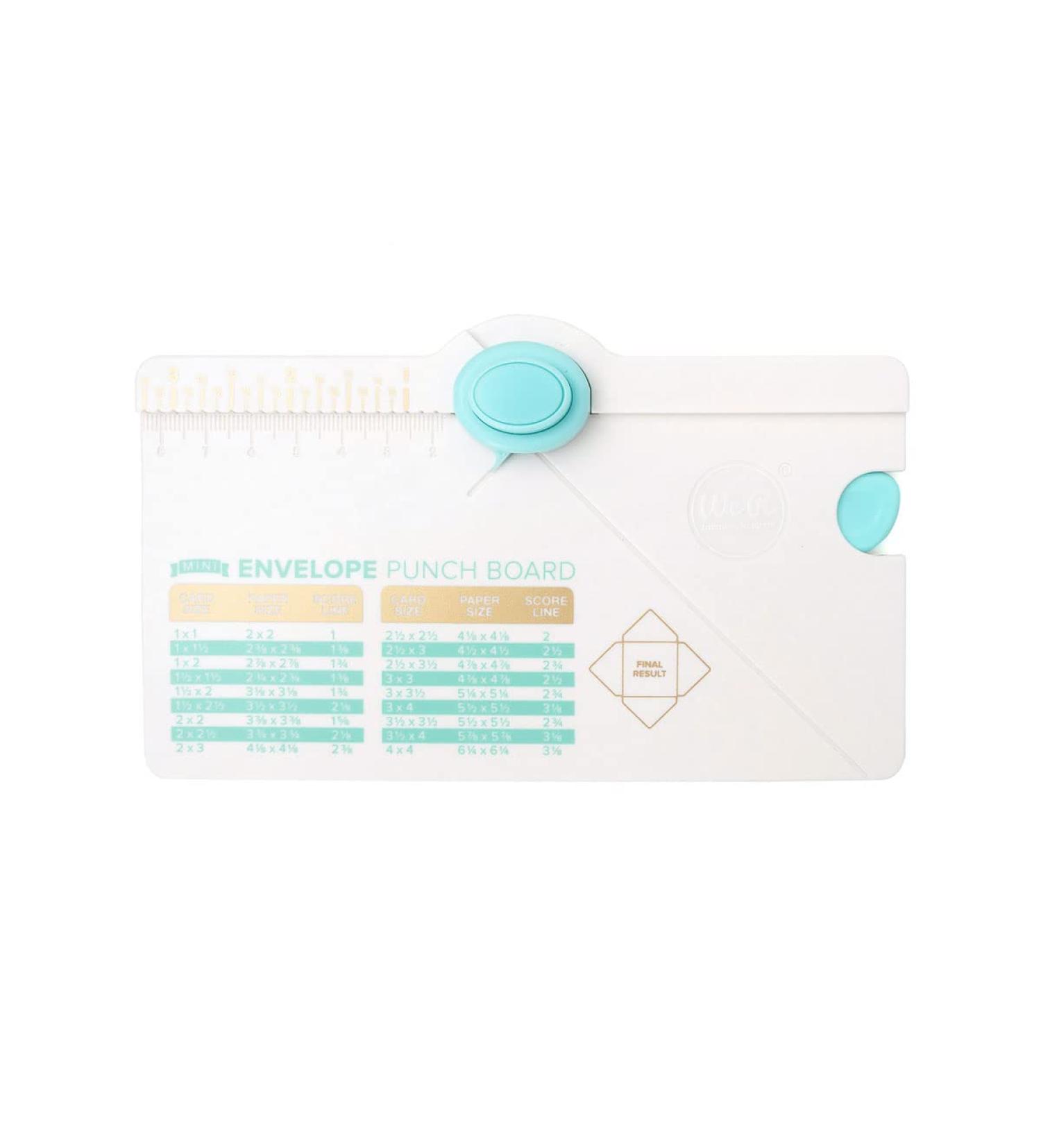 We R Memory Keepers Mini Envelope Punch Board Set - 2 Piece | 18.8 x 3 x 15 cm Envelope Boards - Buy Online on SooperMarket.com