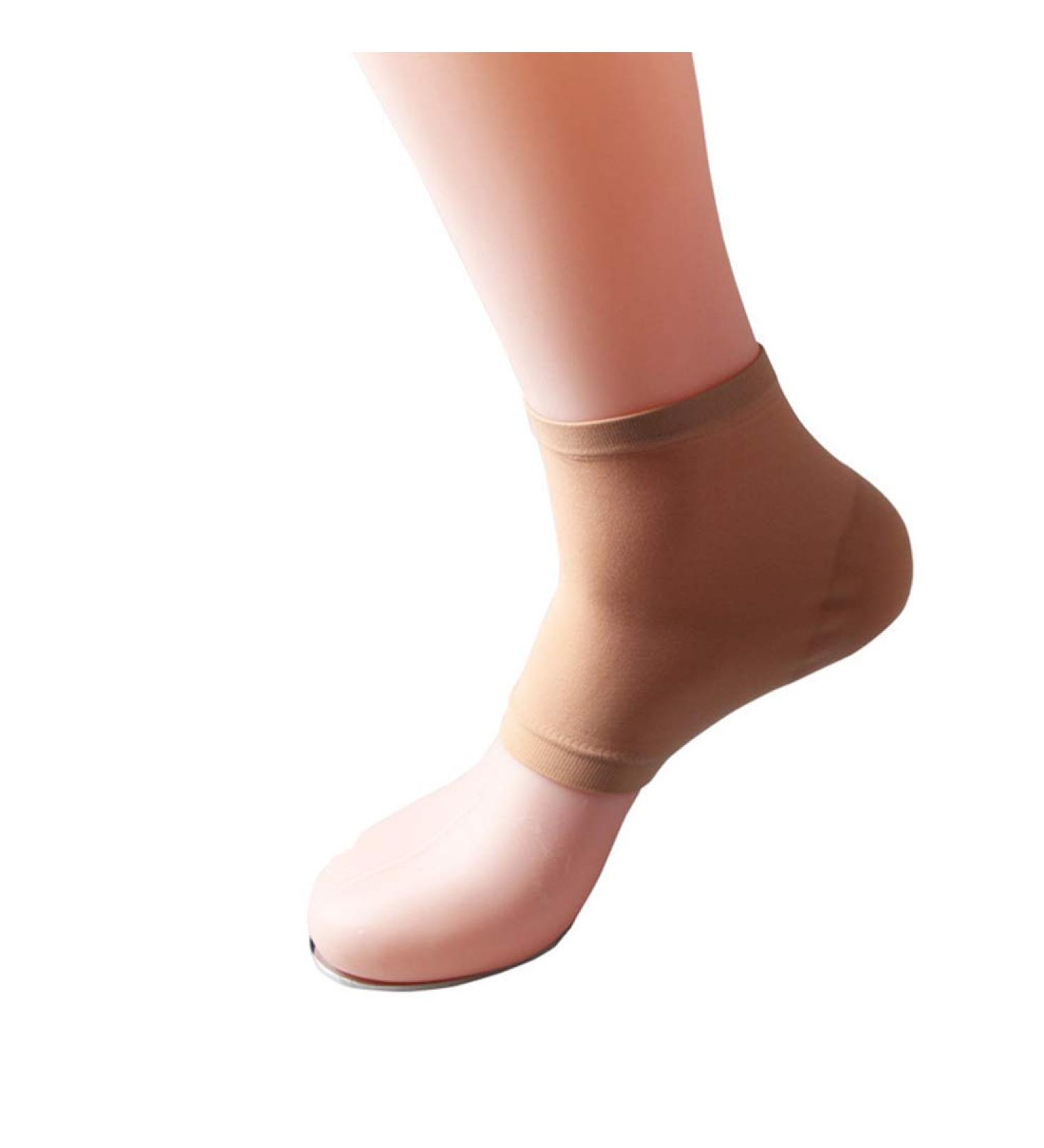 Milists Gel-Dersen Steering Sleeves - Silicone Heel Gel Protectors for Cracked Heels Moisturizing Heel Sleeve & Spa Insole Repair - Buy Online on SooperMarket.com