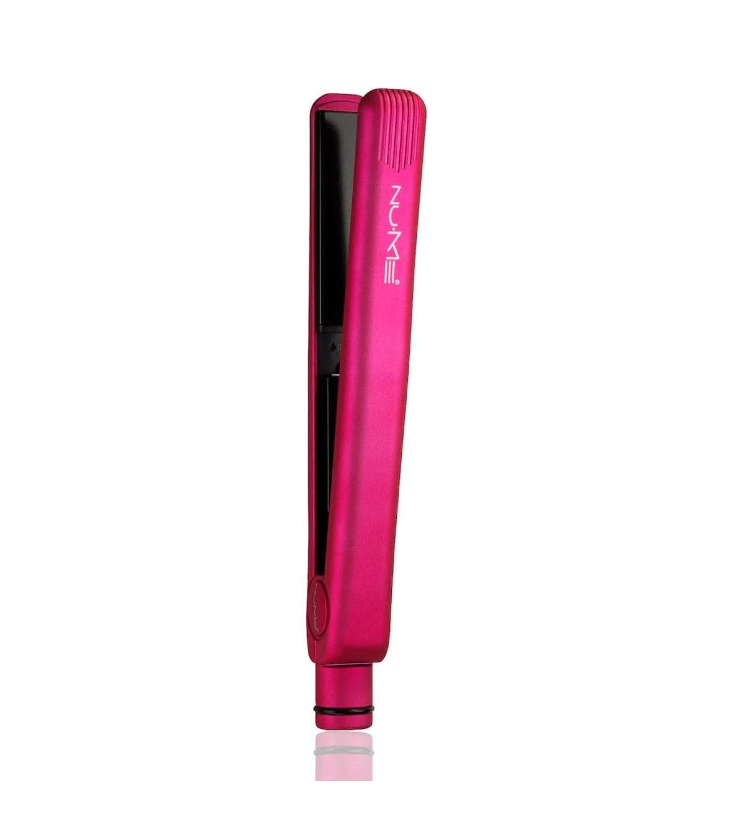 NuMe Fashionista Hair Straightener - Tourmaline Ceramic Flat Iron with Smart Memory & Auto Shut Off - Professional Salon Styling in Purple - Buy Online on SooperMarket.com