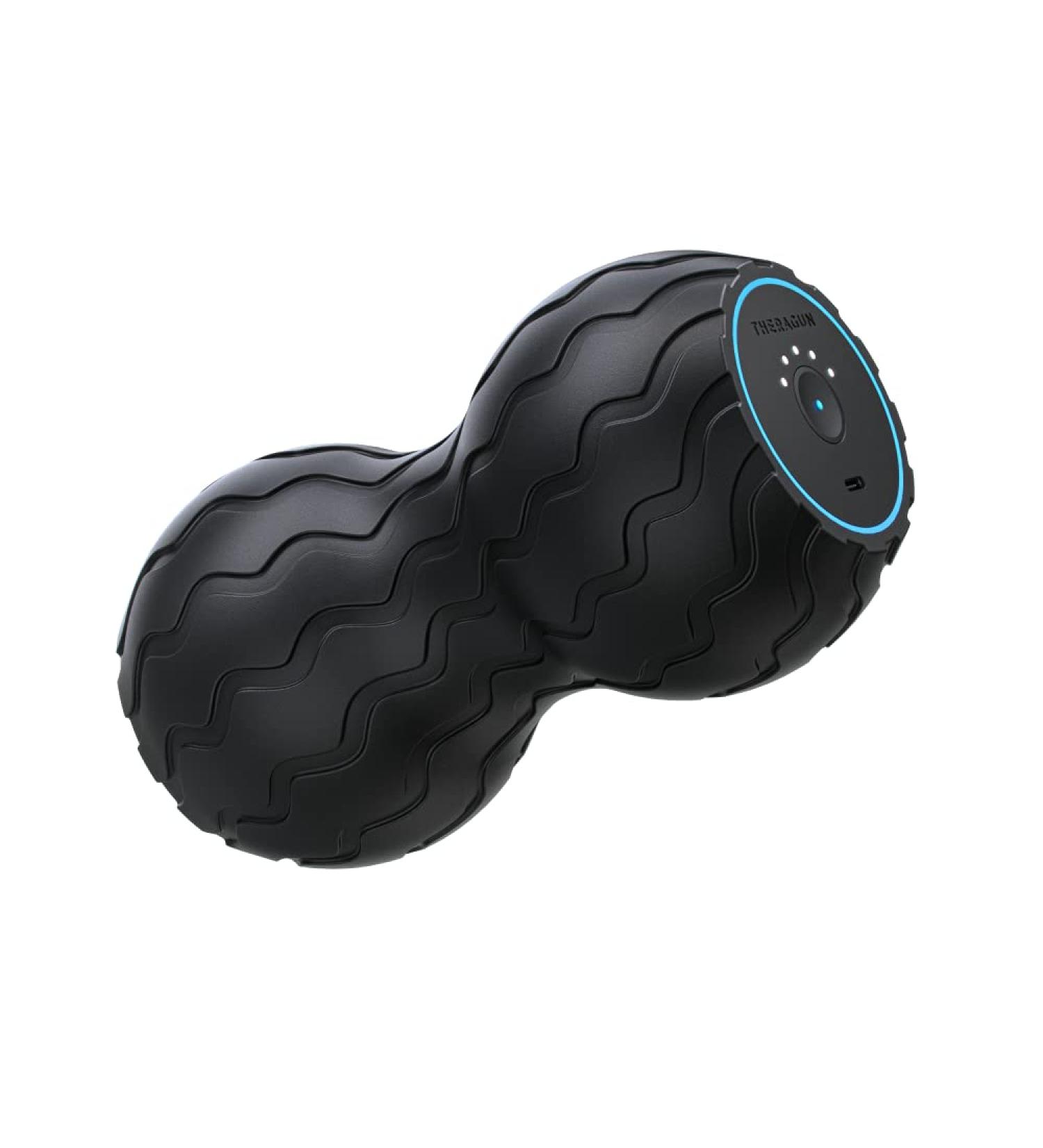 Wave Duo Foam Roller - Ergonomic Bluetooth Muscle Roller for Back Neck & Spine | 5 Vibration Frequencies - Therabody - Buy Online on SooperMarket.com