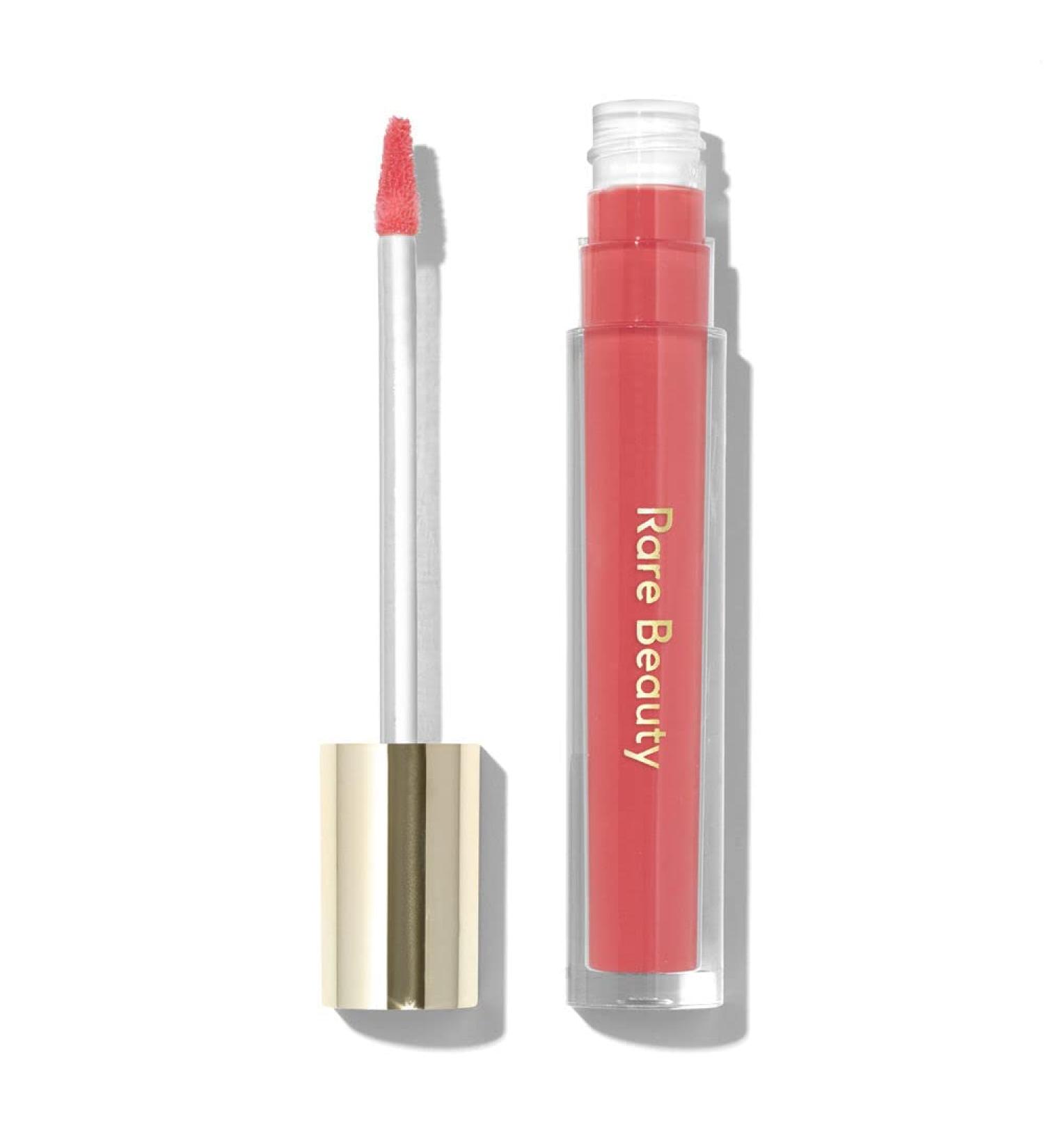 Rare Beauty Stay Vulnerable Glossy Lip Balm in Nearly Apricot - Hydrating Lip Care - Buy Online on SooperMarket.com