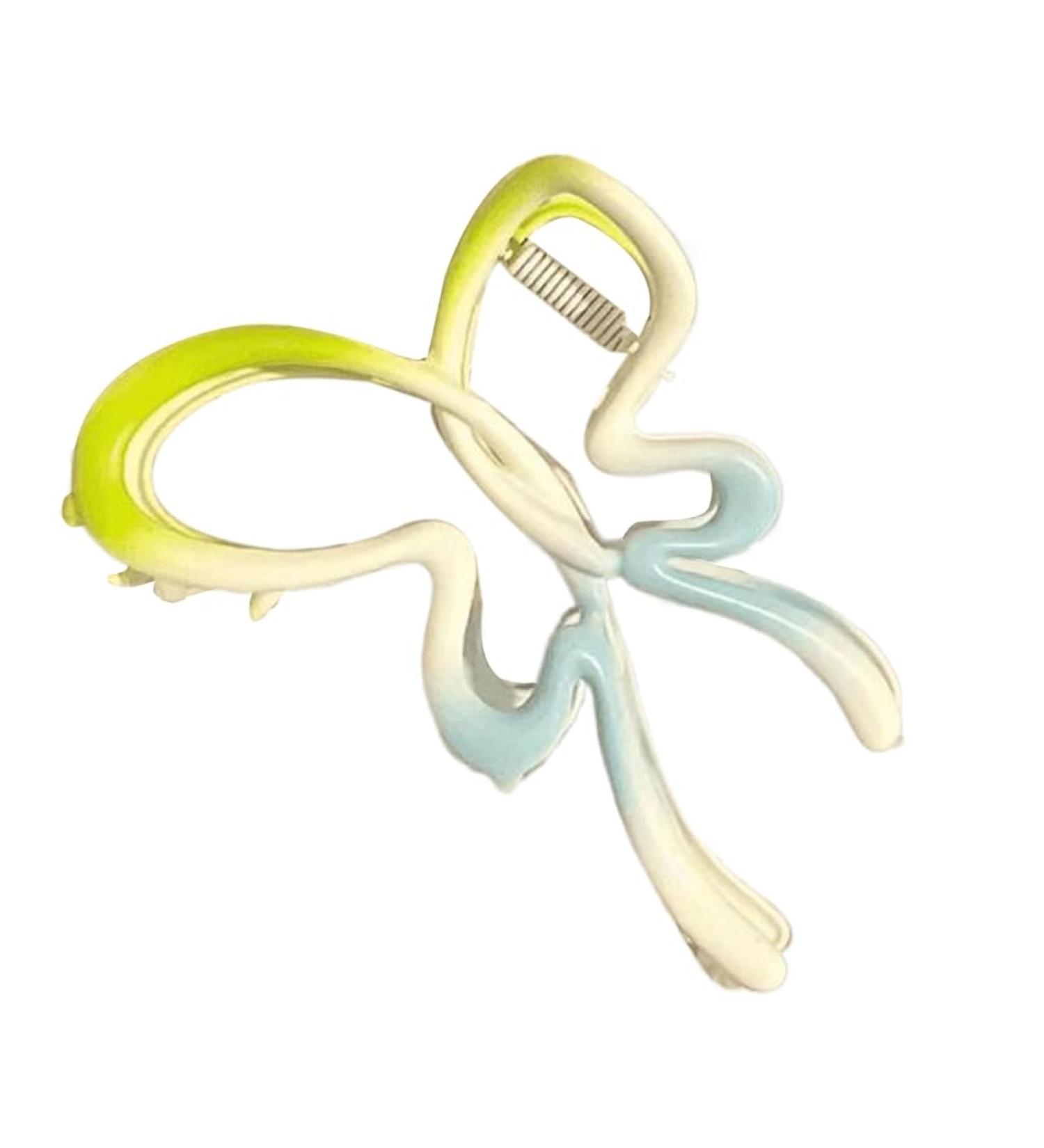Limtula Lovely Hair Claw Hollowed out Butterfly Shape Hair Clip for Woman Camping Ponytail Hair Delicate Jaw Clip for Girl Green - Buy Online on SooperMarket.com