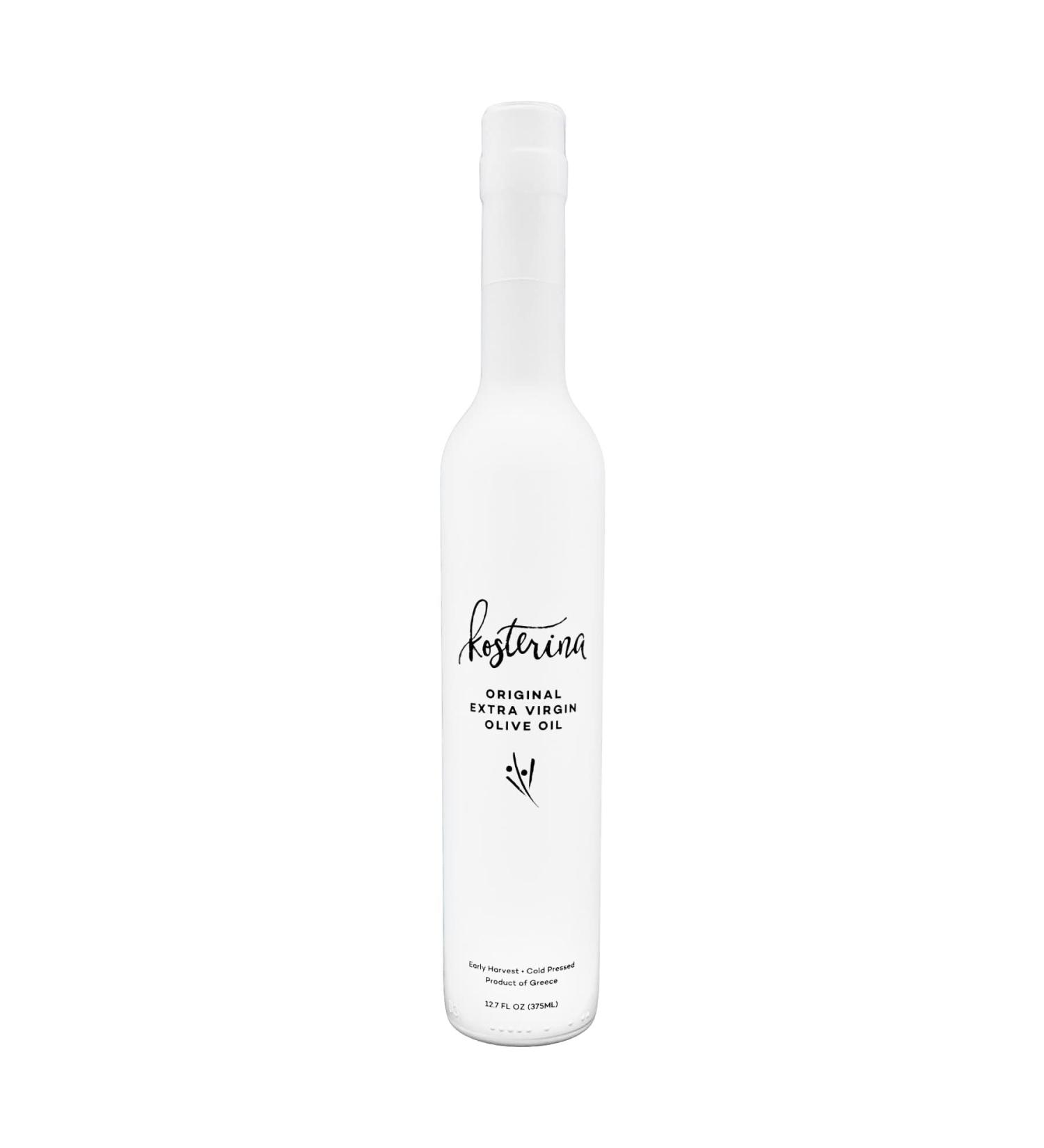 Kosterina Original Extra Virgin Olive Oil - Cold-Pressed EVOO from 100% Pure Koroneiki Olives | Premium Greek Flavor | Superfood | Smooth & Fresh Taste (12.7 oz) - Buy Online on SooperMarket.com