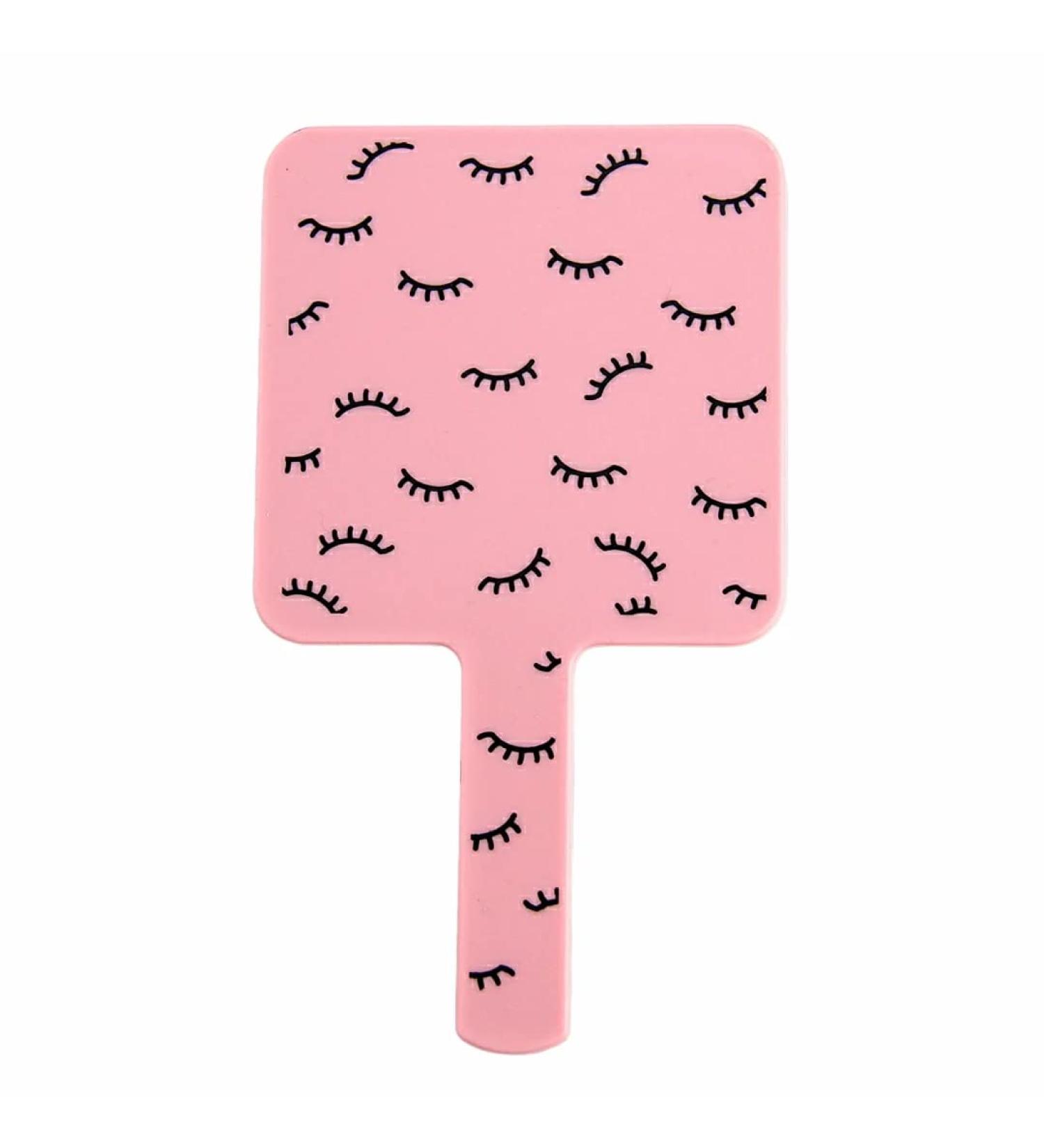 GladGirl Mini Handheld Lash Mirror - Pink | Portable and Easy-to-Use - Buy Online on SooperMarket.com