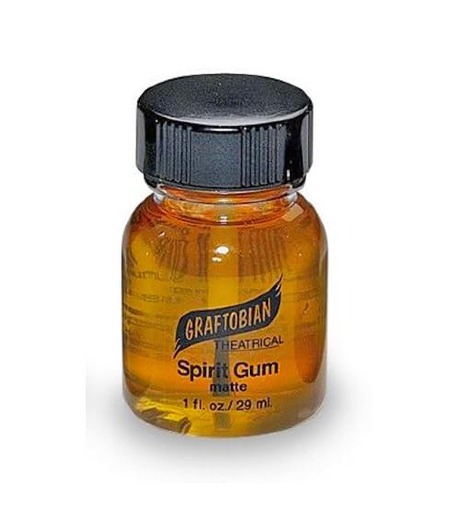 Graftobian Spirit Gum Matte 1 Oz Theatrical Adhesive Professional Costume Make up