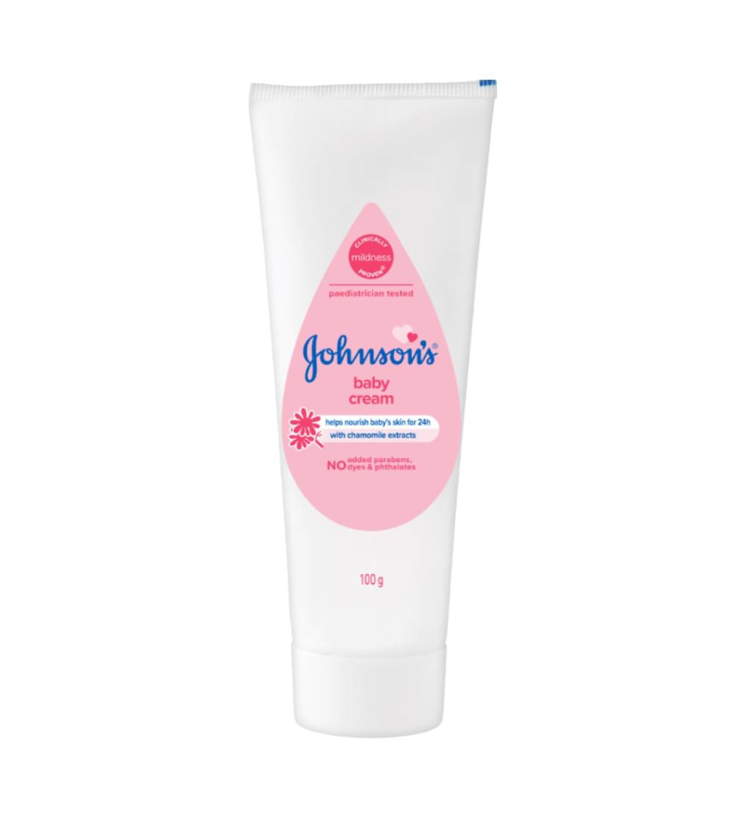 Buy Johnson's Baby Cream 100g - Soothing & Nourishing Skin Care for Babies | Fast International Shipping - Buy Online on SooperMarket.com