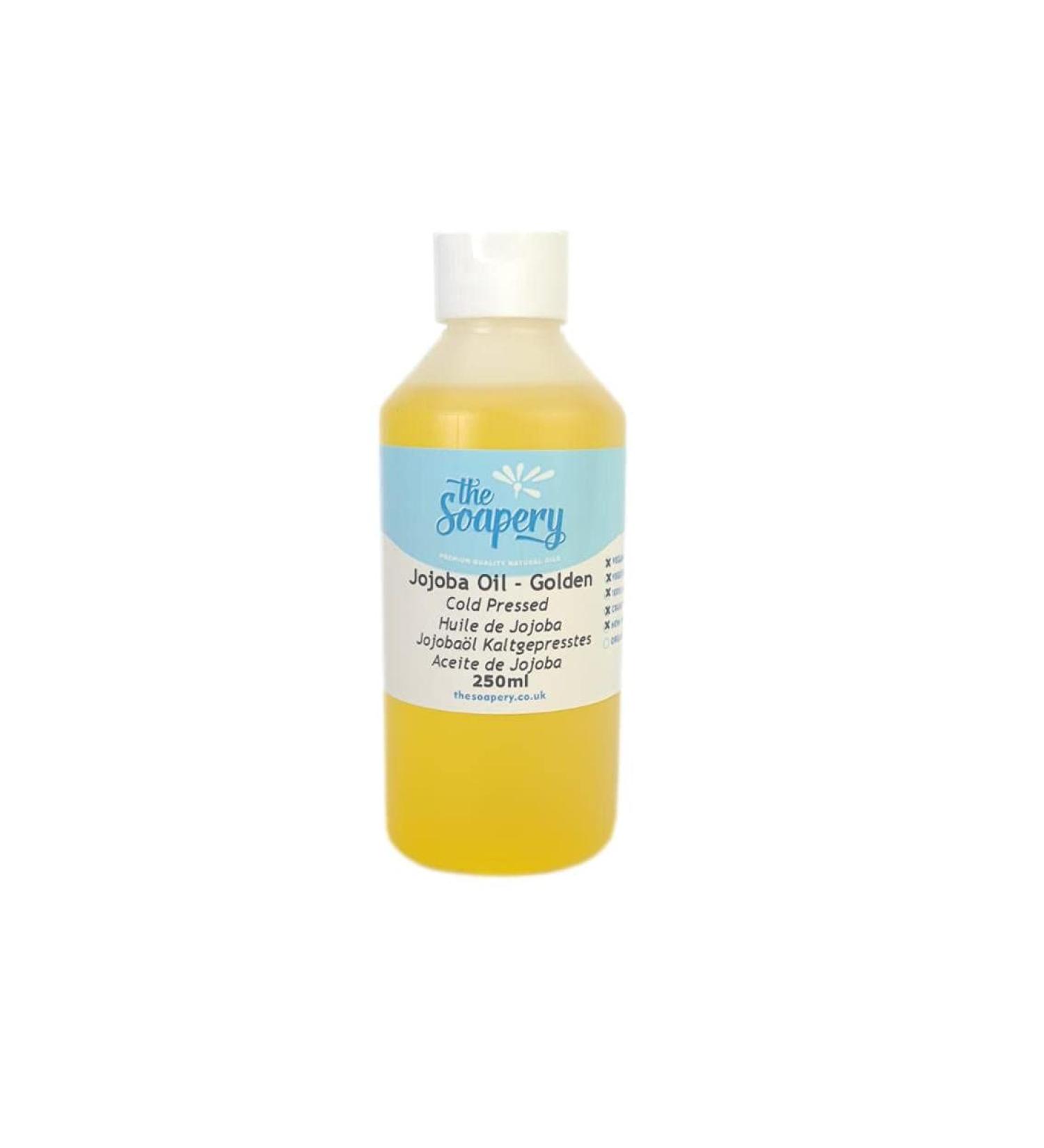 Jojoba Oil Golden 250ml - 100% Pure Unrefined and Natural 250 ml (Pack of 1)