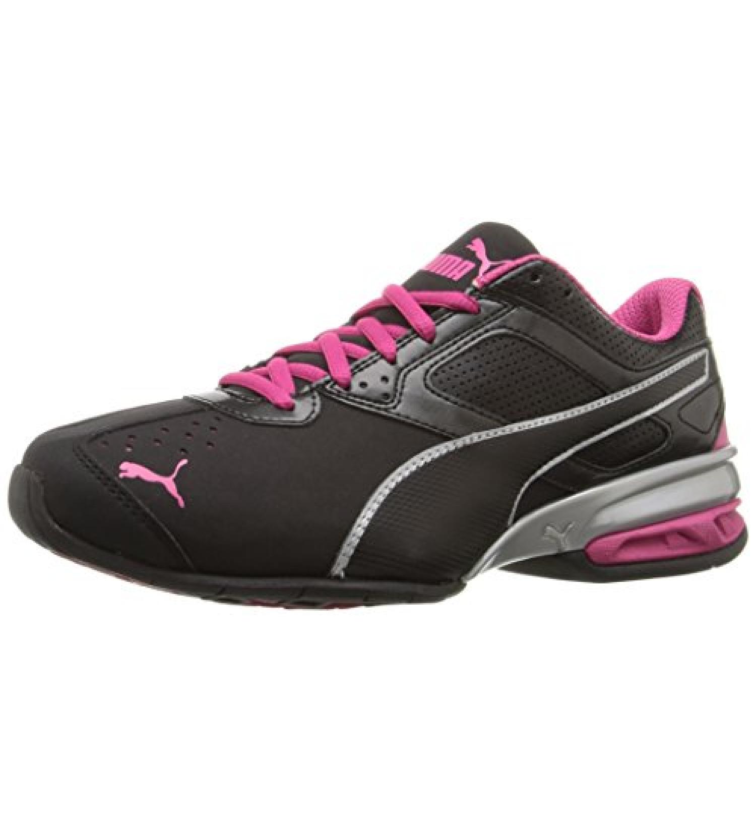 PUMA Women's Tazon 6 WN's FM Cross-Trainer Shoe - Black/Silver/Beetroot Purple - Size 7 - Buy Online on SooperMarket.com