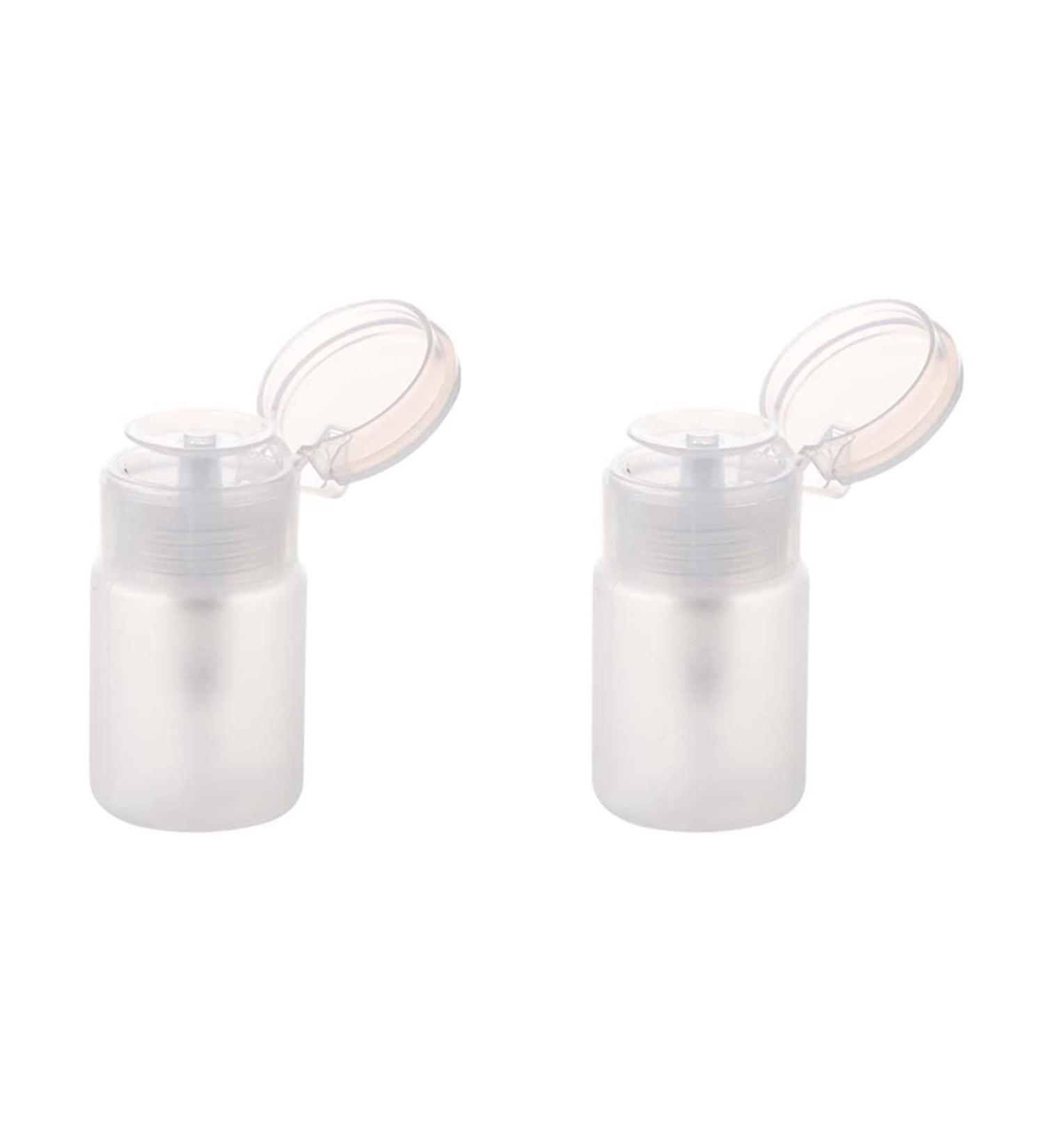 panjin 2X 70Ml Nail Art Makeup Polish Plastic Pump Dispenser Bottle Remover - Buy Online on SooperMarket.com