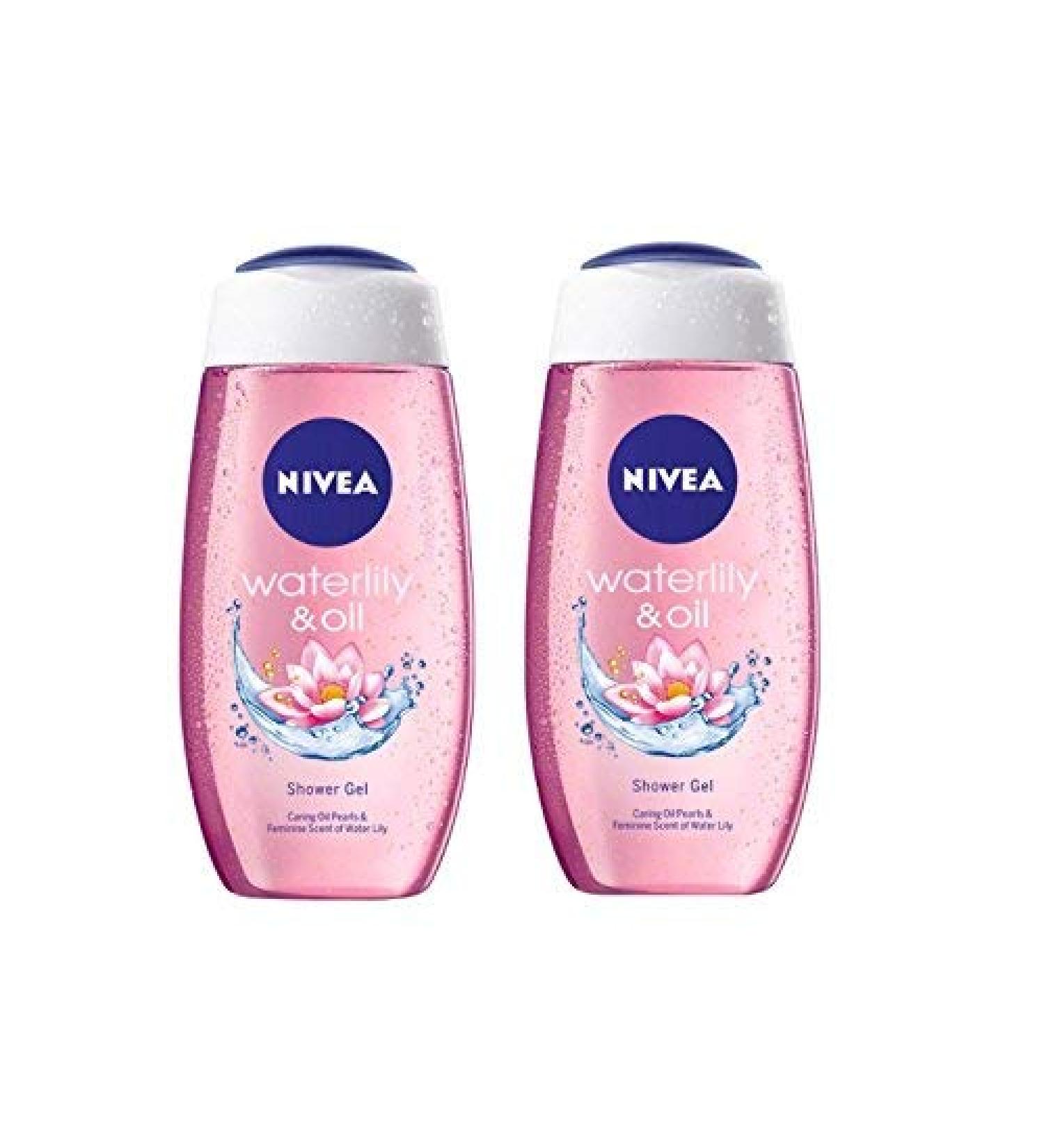 Nivea Waterlily & Oil Shower Gel (250ml) (Pack Of 2)