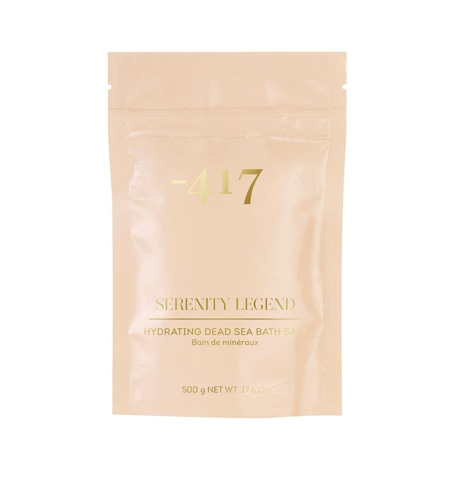 417 Dead Sea Cosmetics Hydrating Mineral Bath Salt | 17.6 oz | Pure Dead Sea Salt for Soft & Smooth Skin - Buy Online on SooperMarket.com