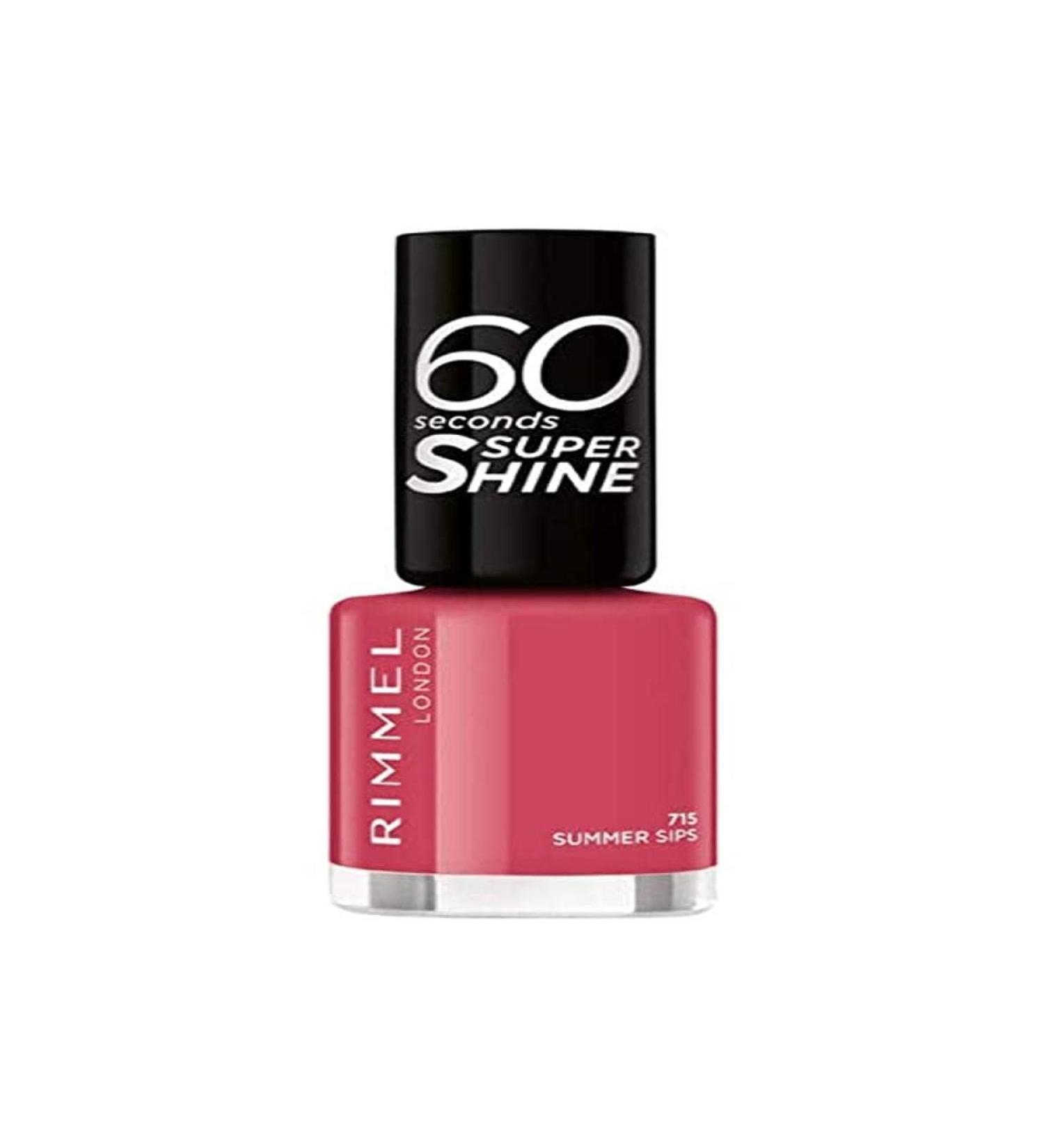 Rimmel 60Sec N/Polish Summer Sips 715 Summer Sips 715 8 ml (Pack of 1) - Buy Online on SooperMarket.com