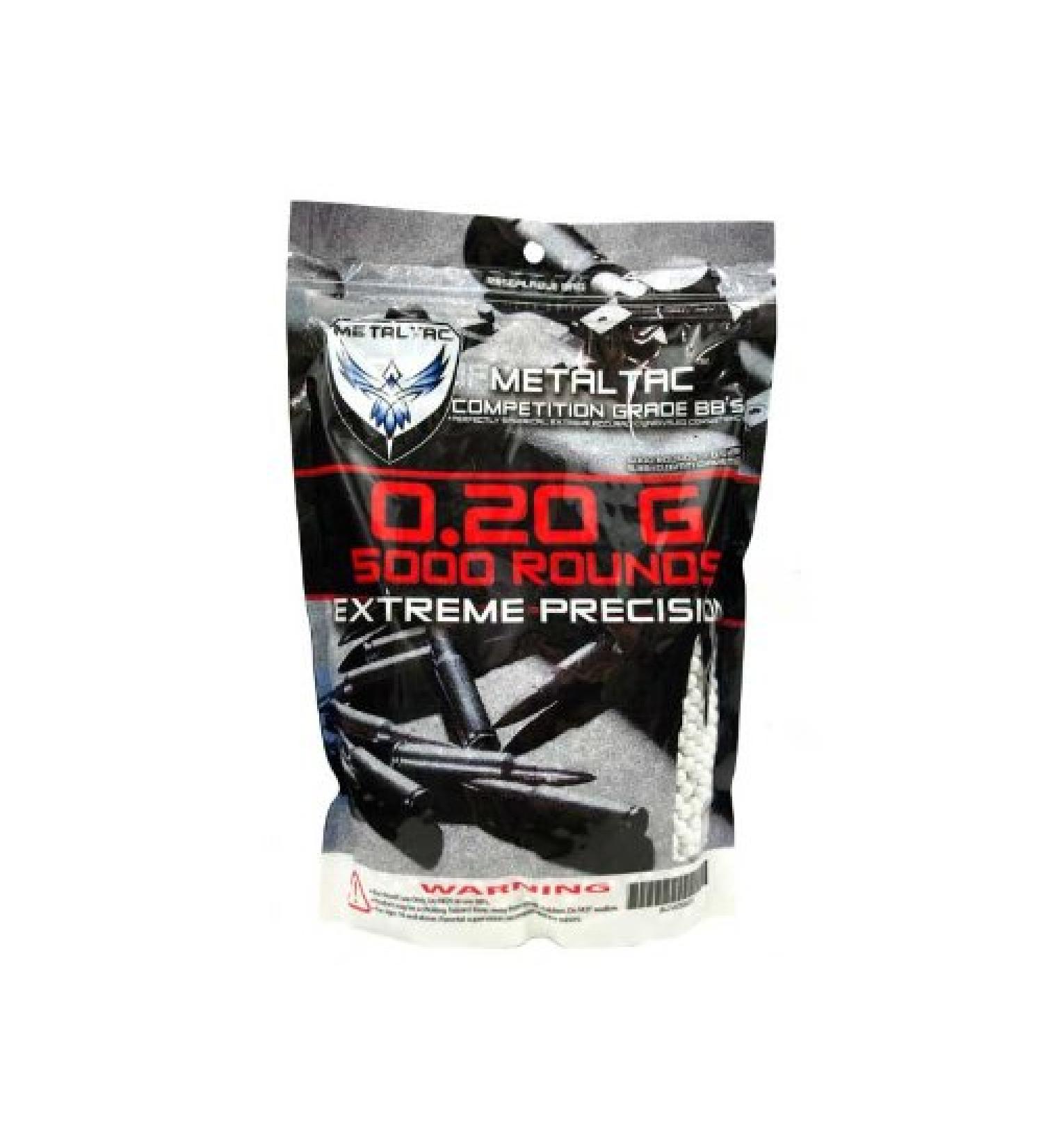 Airsoft BB Pellets 0.2g - 1kg Bag | 5000 Rounds | High Quality Ammo - Buy Online on SooperMarket.com