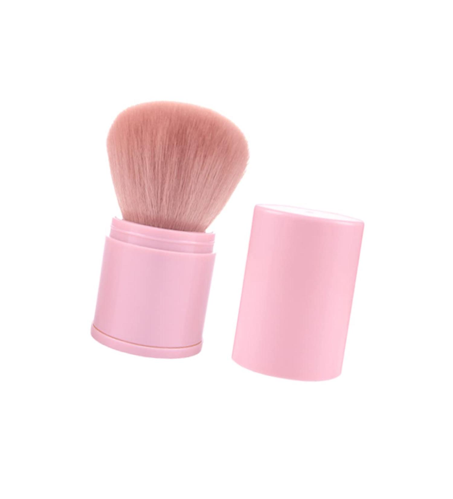 Baluue Face Powder Highlighters Makeup Highlighter Face Buffing Brush Loose Powder Pink 8.3x3.3cm Pink - Buy Online on SooperMarket.com
