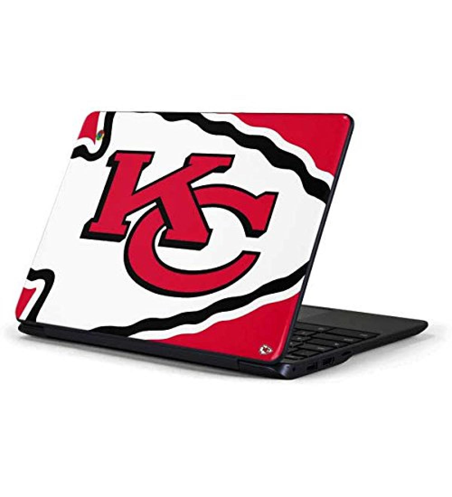 Skinit Decal Laptop Skin Compatible with Samsung Chromebook 3 11.6in 500c13-k01 - Officially Licensed NFL Kansas City Chiefs Large Logo Design
