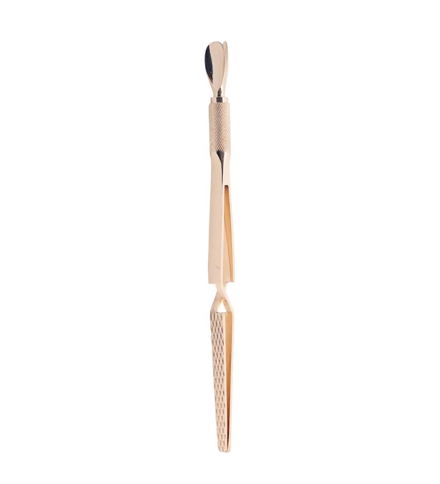 Nail Art Tool - Stainless Steel Nail Shaping Clamp & Glue Removal Clip (Gold) | International Shipping Available - Buy Online on SooperMarket.com