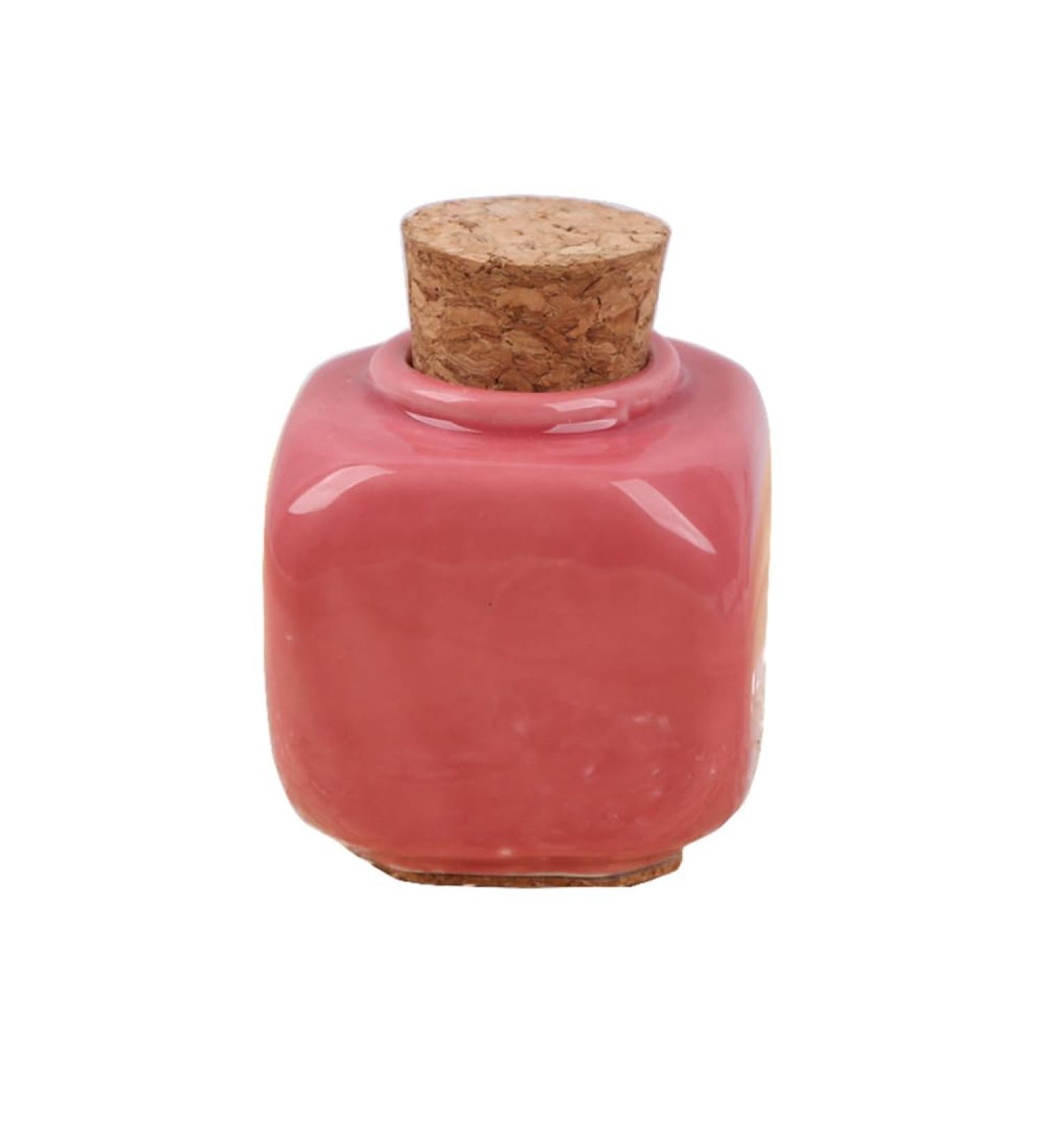 Porcelain Material Nail Art Acrylic Glass Dappen Dish Powder Liquid Bowl Holder Container With Soft Wooden Lid Nail Art Accessories (pink) - Buy Online on SooperMarket.com