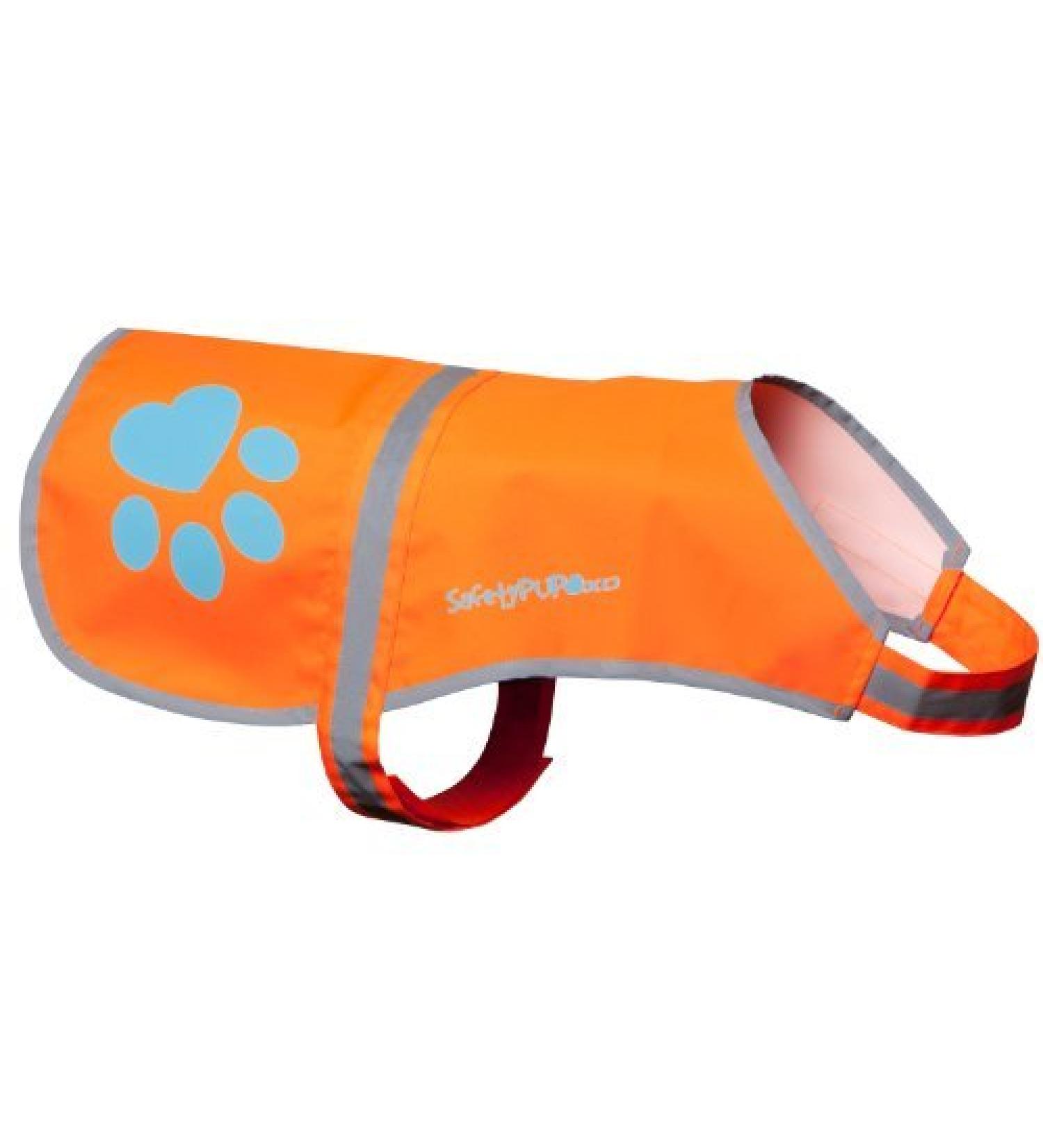 SafetyPUP XD - Reflective Dog Vest | Hi-Visibility Blaze Orange Vest for Medium Dogs | Protect Your Pup from Accidents - Buy Online on SooperMarket.com