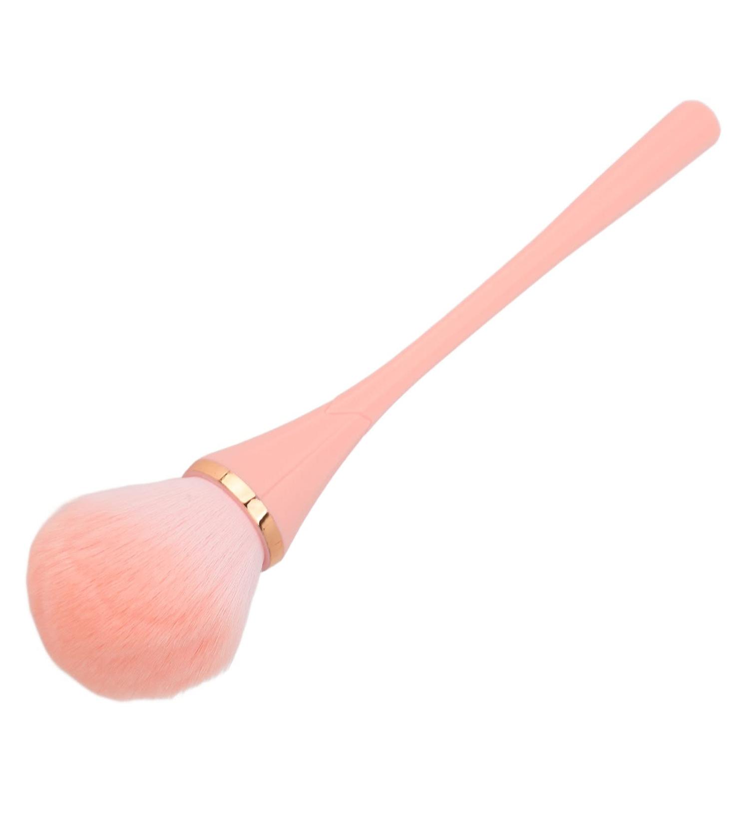 Professional Soft Hair Makeup Brush Accurate Coloring Strong Powder Grasping Apply Loose Powder Ergonomic Handle Multiple Applicable Place Leather Texture Craft Gift for Pink - Buy Online on SooperMarket.com