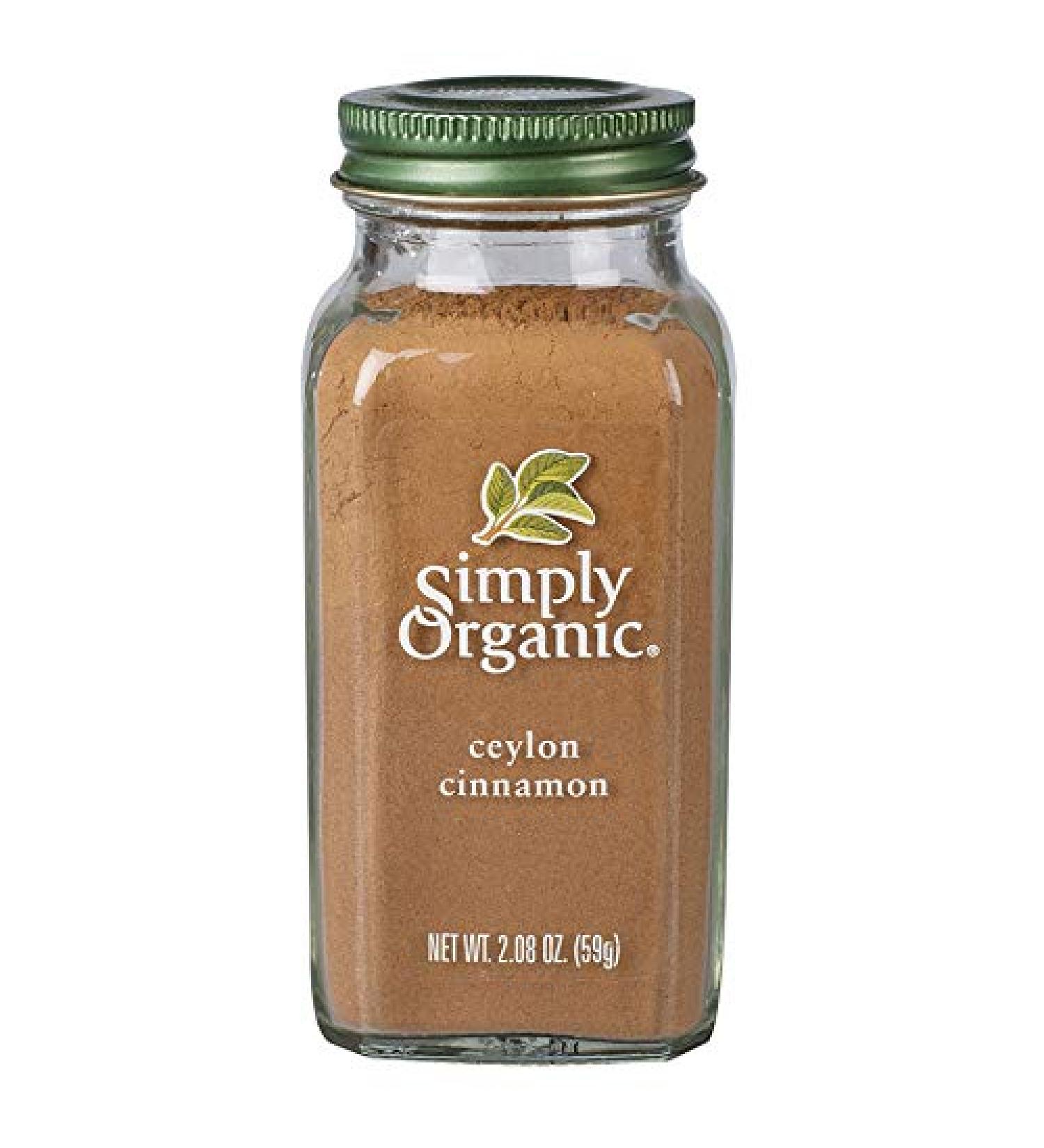 Simply Organic Ceylon Cinnamon 2.08 oz - Pure & Aromatic Spice - Buy Online on SooperMarket.com