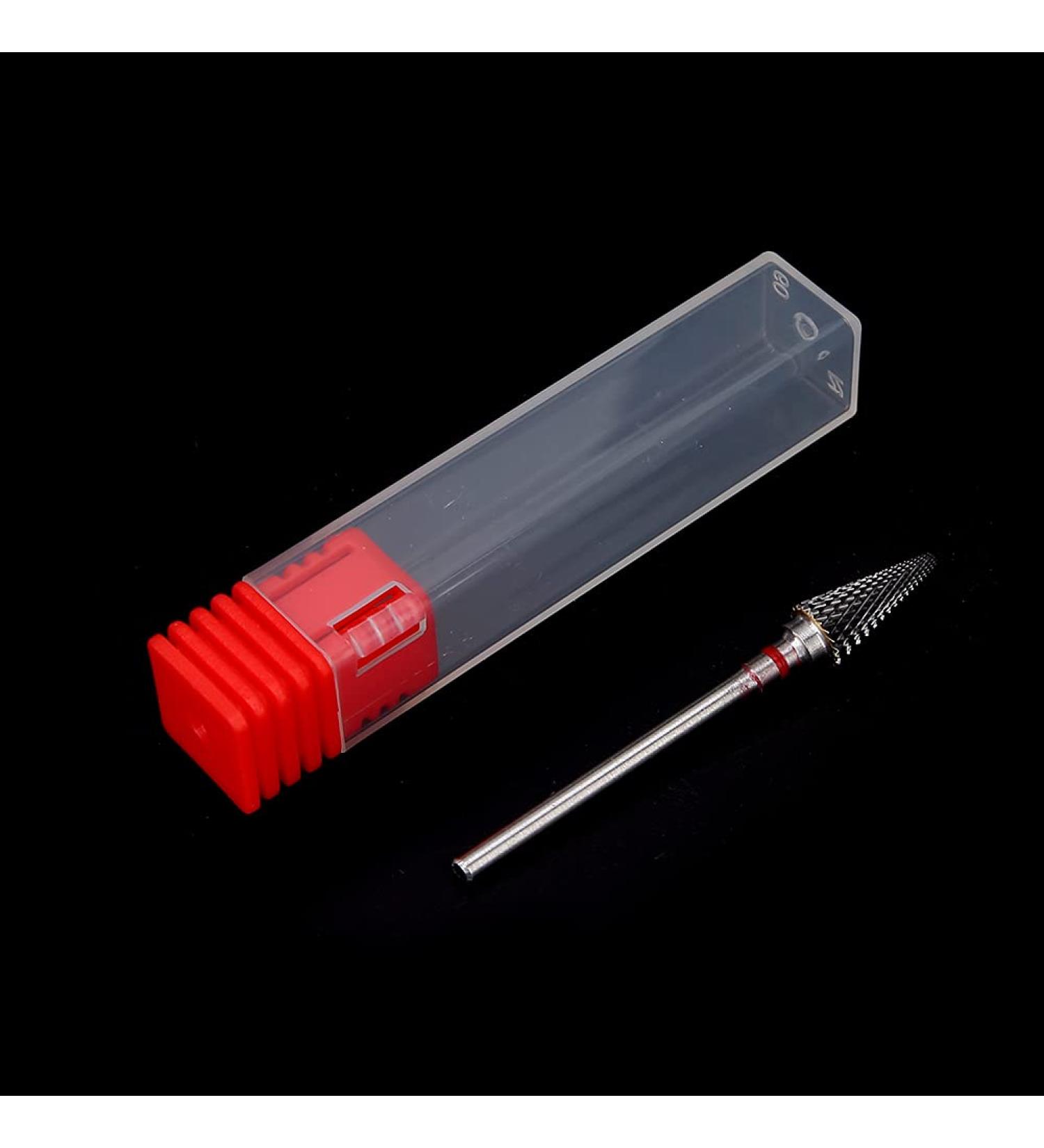 Tungsten Steel Nail Drill Bit - Electric Manicure Pedicure Tool for Salon & Home Use (Red Label) - Buy Online on SooperMarket.com