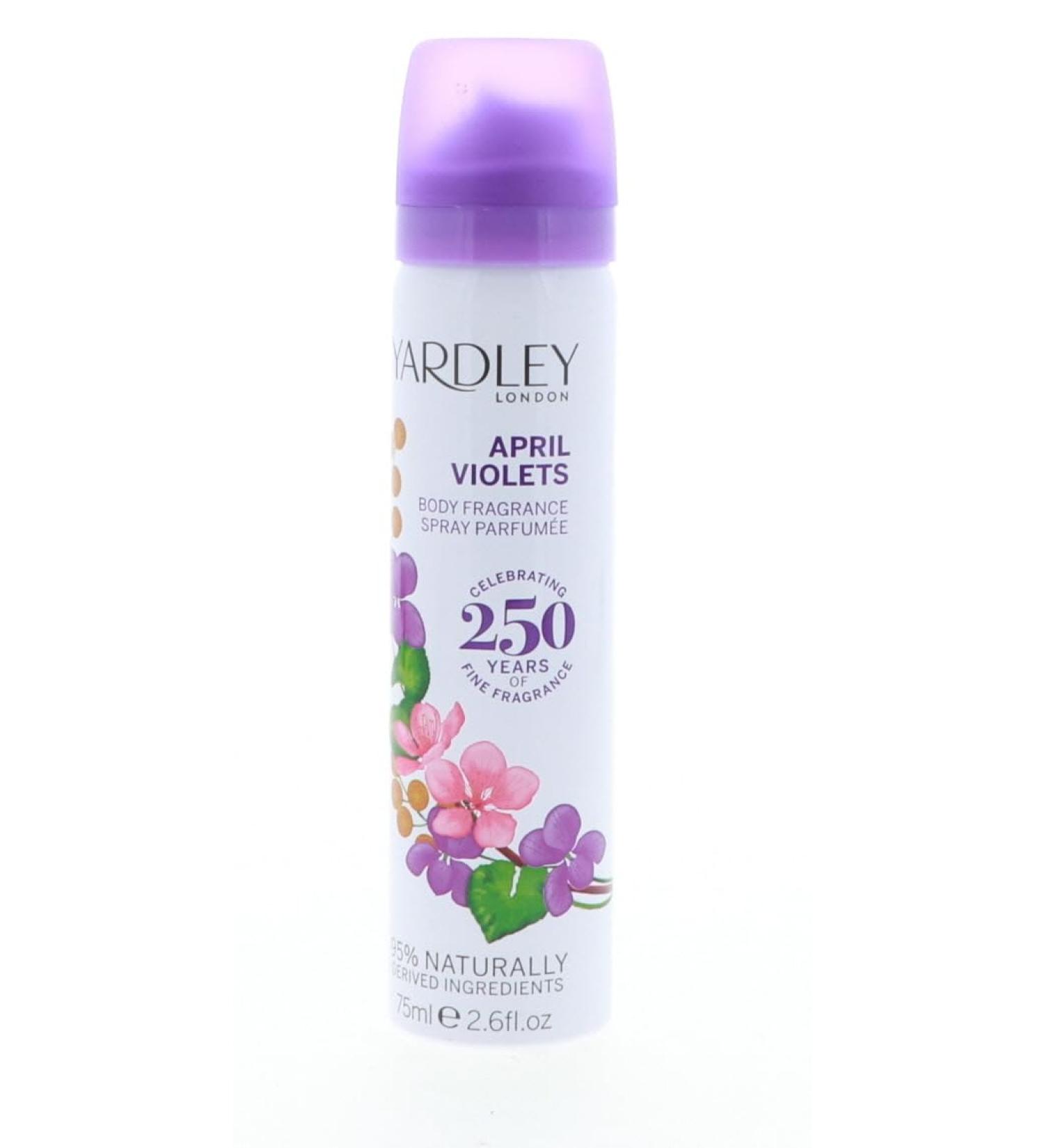 Yardley of London Refreshing Body Spray for Women April Violets 2.6 Ounce 2.6 Ounce (Pack of 1) - Buy Online on SooperMarket.com