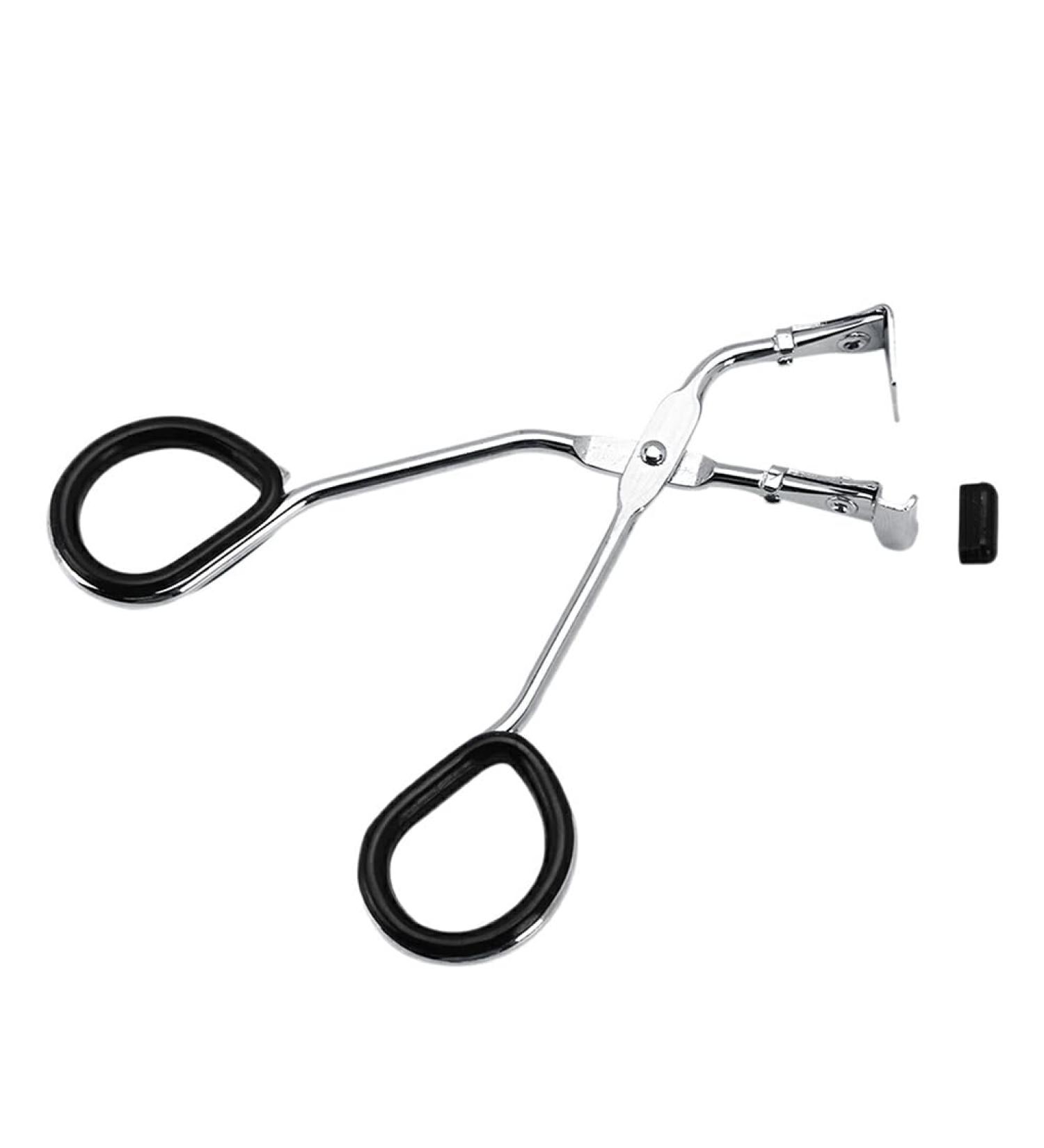 Dajidafu 2 Pieces Eyelash Curlers Stainless Steel Portable Lash Curler Cosmetic Tool with Silicone Pads for Women Adults - Buy Online on SooperMarket.com