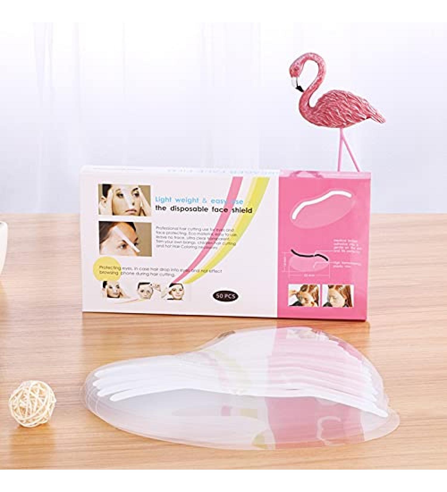 LWBTOSEE 50pcs Disposable Face Shields for Permanent Makeup & Eyelash Extensions - Salon Supplies for Shower & Aftercare - Buy Online on SooperMarket.com