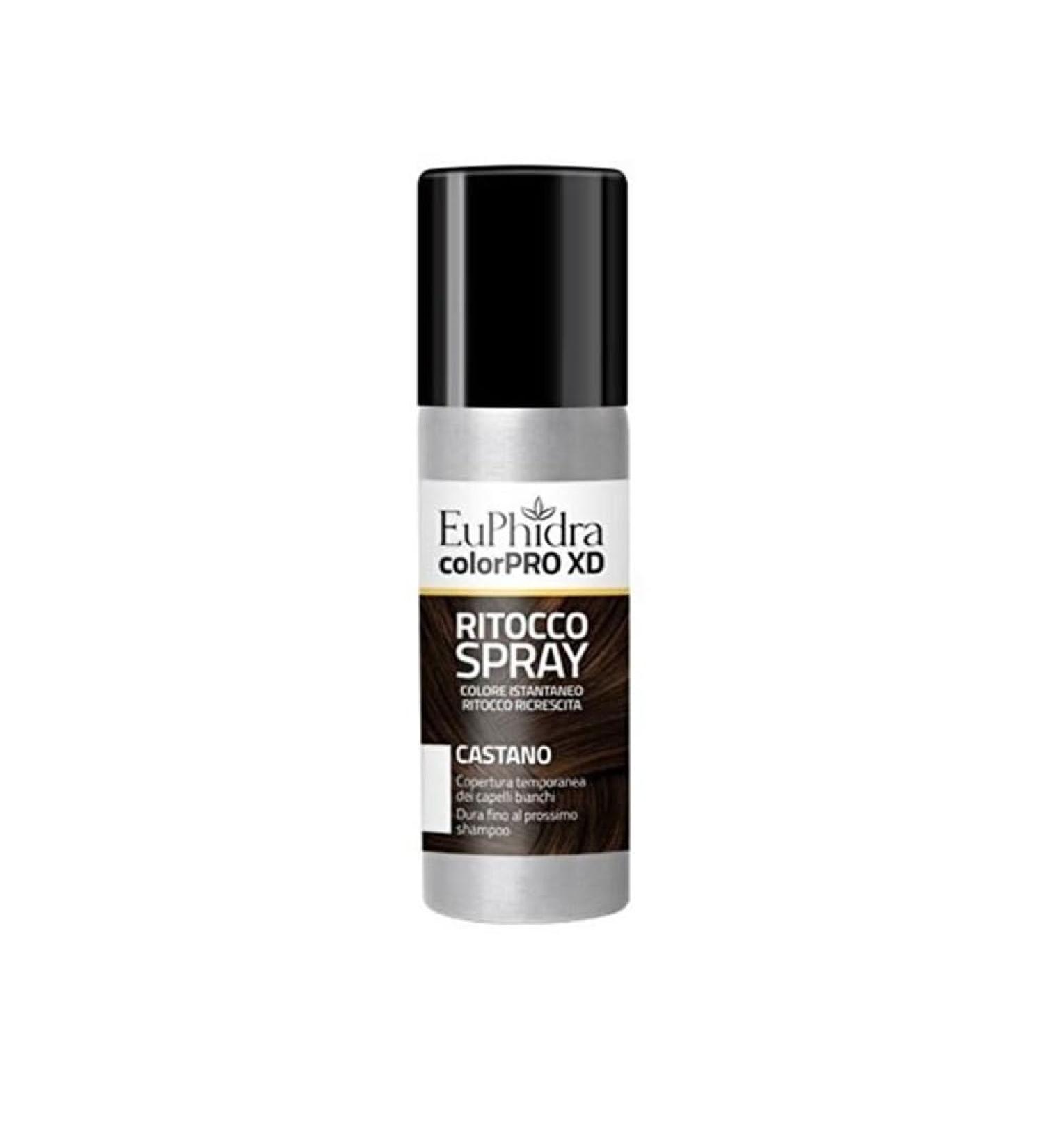 Euphidra ColorPRO XD - Colore Istantaneo Ritocco Spray Castano 75ml