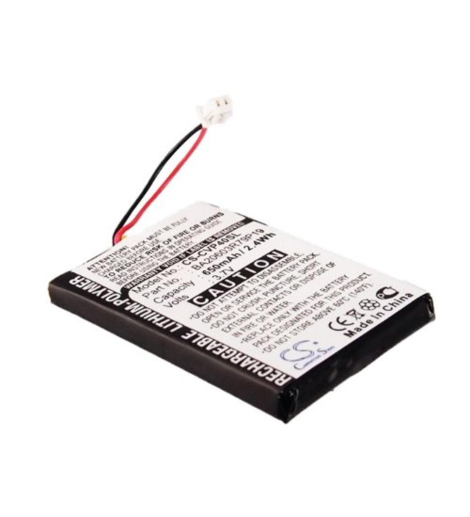 Replacement Battery for Creative DAP-FL0040 V V Plus Zen V - 650mAh/3.7V | BA20603R79919 - International Shipping Available - Buy Online on SooperMarket.com