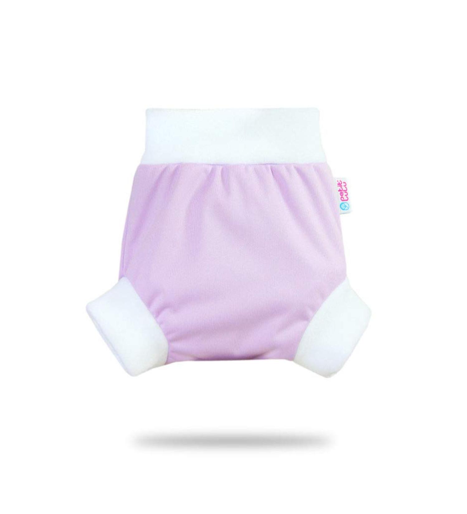Petit Lulu Washable Diaper Wrap - Size S | Reusable Cloth Nappy Made in Europe (Lilac) - Buy Online on SooperMarket.com