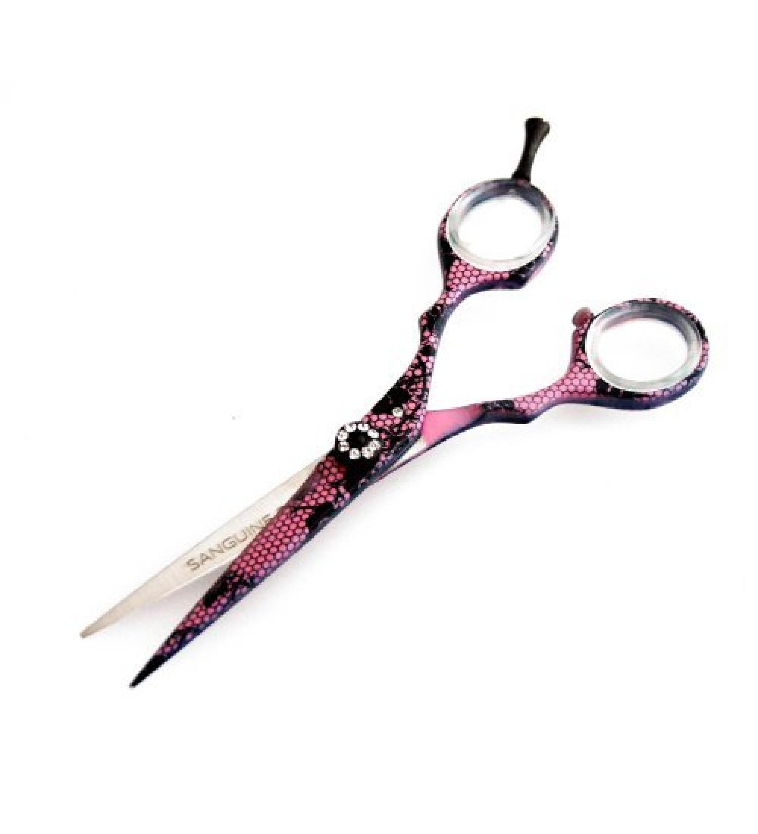 Professional Pink Hairdressing Scissors 5.2 inch (13cm) Beautiful Hair Scissors