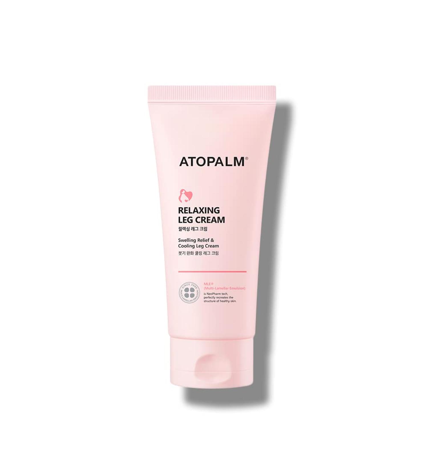 ATOPALM Maternity Care Relaxing Leg Cream 5 Fl Oz | Swelling Relief & Cooling Calming Cream for Legs | Enhance Skin Elasticity & Reduce Swelling - Buy Online on SooperMarket.com