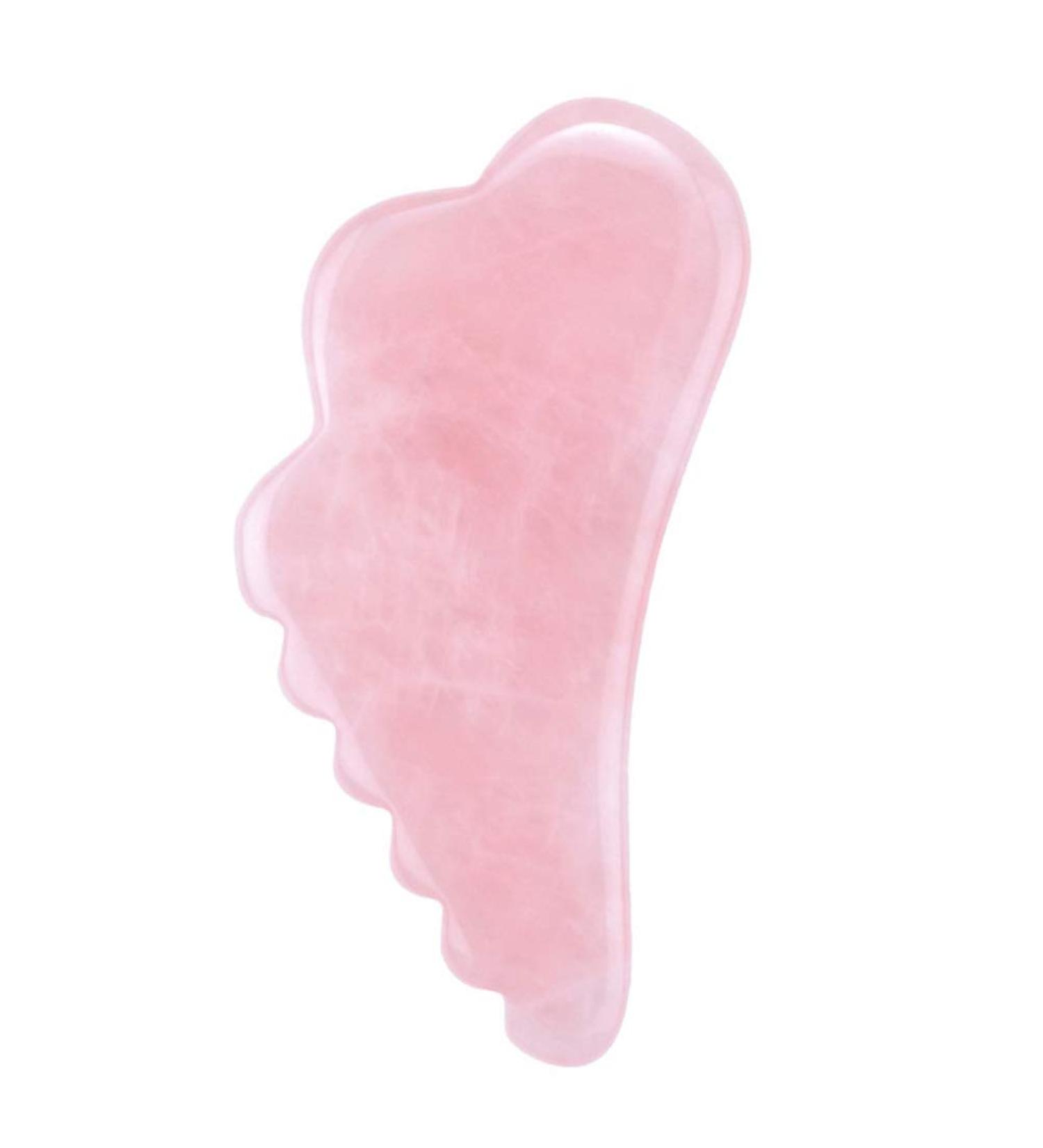 Quartz Wing Scraping Board - Crystal Facial Massage Tool for Beauty Therapy & Skincare - Buy Online on SooperMarket.com