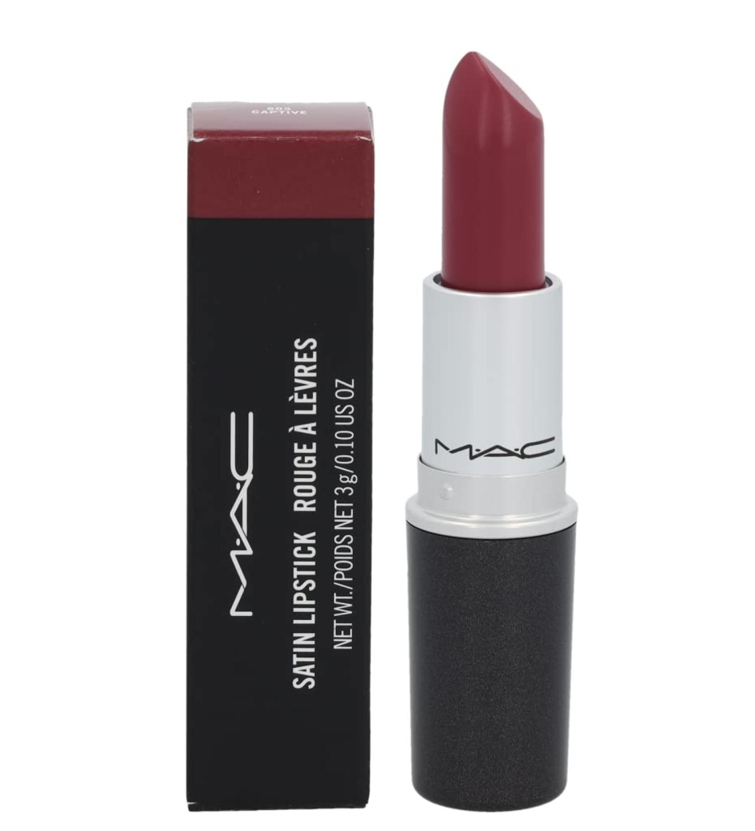 MAC Satin Lipstick Captive 0.10 oz - Vibrant Shade (1 Pack) - Buy Online on SooperMarket.com