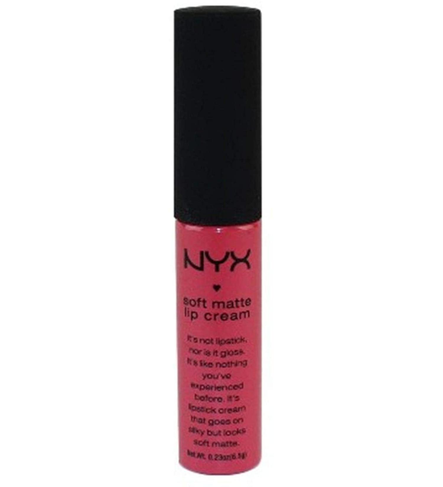 NYX Soft Matte Lip Cream - San Paulo & Bubblegum Pink | International Shipping | Plummy & Pink Shades - 0.27 fl. oz 8 ml - Buy Online on SooperMarket.com