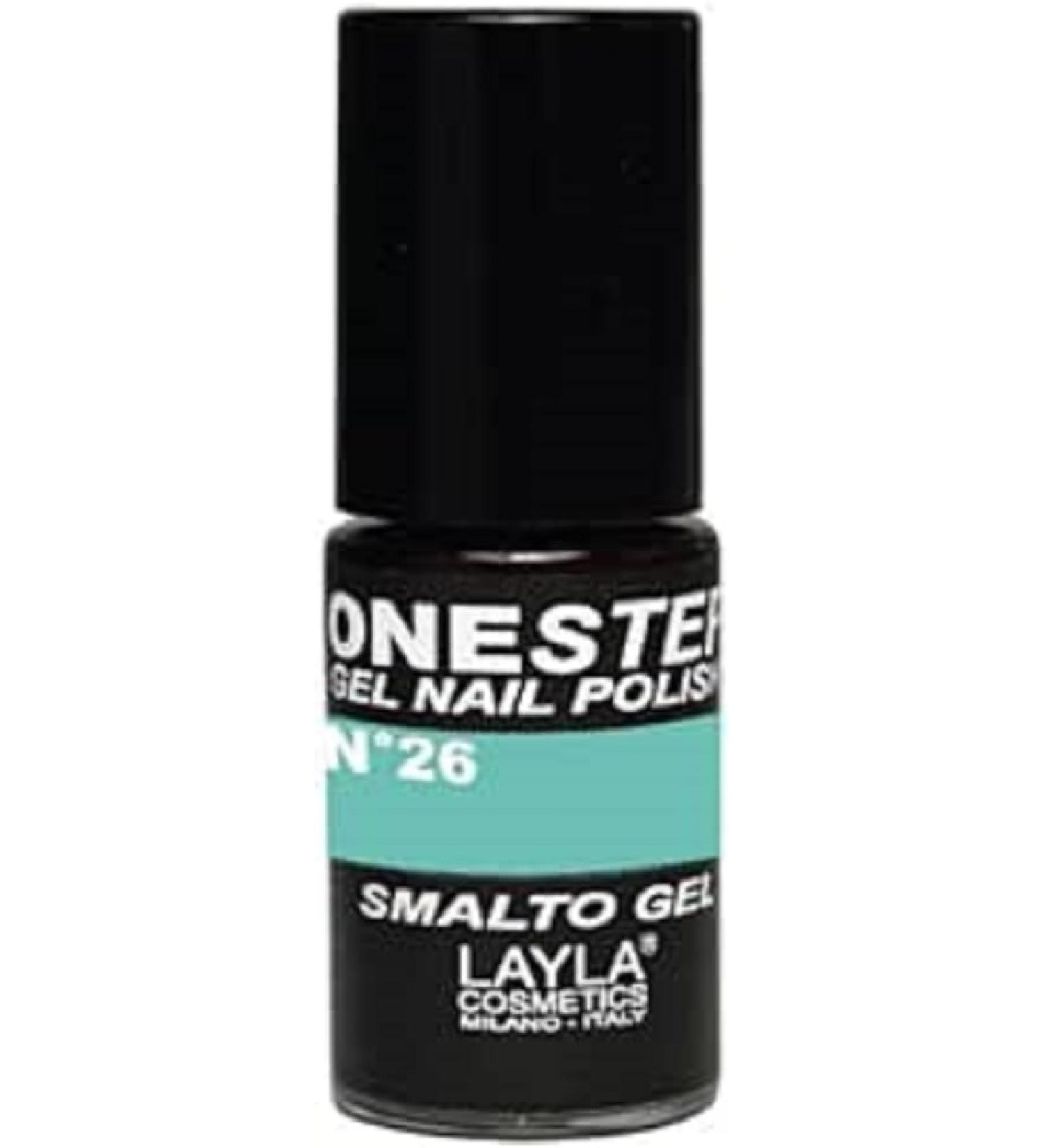 Layla Cosmetics One Step Gel Nagellack tea rime 1Pack (1 x 0.005 L)