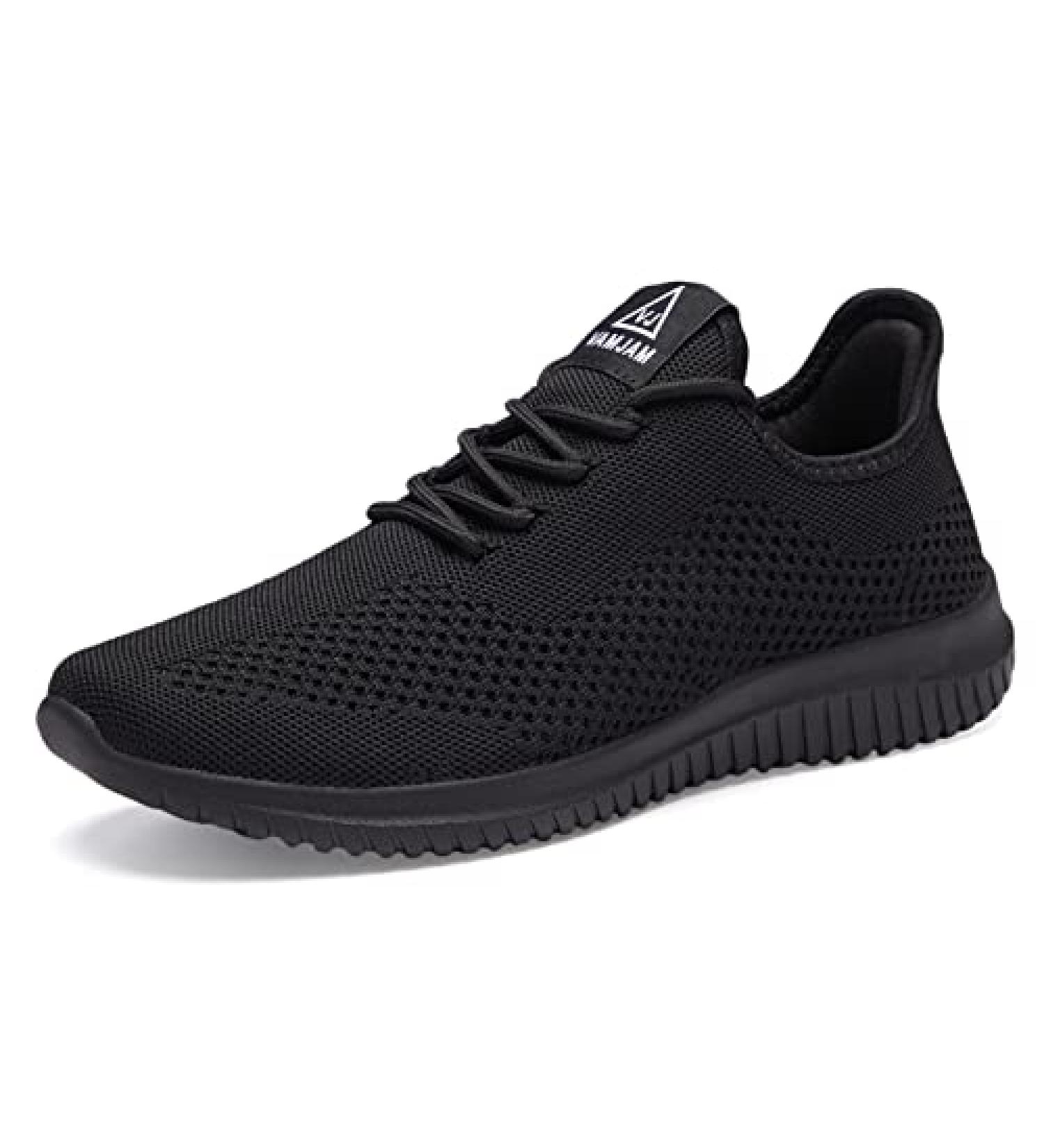 BXYJDJ Men's Running Shoes 10.5 Allblack - Lightweight Athletic Trainers for Gym, Fitness, and Outdoor Jogging - Buy Online on SooperMarket.com