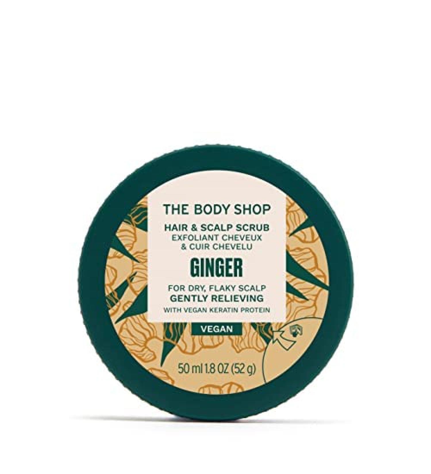 The Body Shop Ginger Hair & Scalp Scrub - Exfoliant for Dry, Flaky Scalp - Vegan - 50ml (1.80 oz) - Buy Online on SooperMarket.com