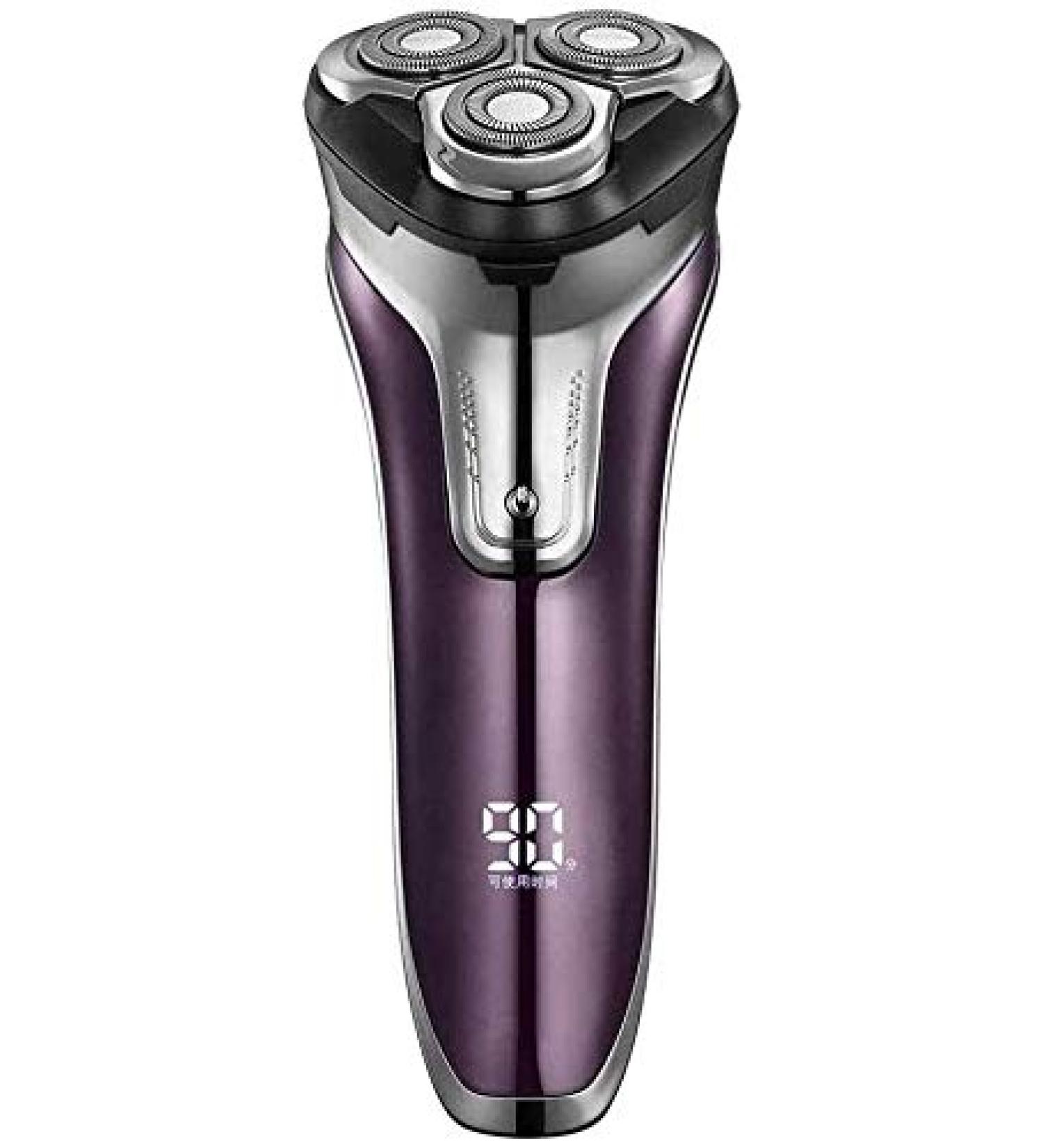 GeRRiT Electric Razor | Rechargeable Waterproof Shaver for Men | Wet & Dry Rotary Electric Shaving with Pop-up Trimmer & LED Display - Buy Online on SooperMarket.com