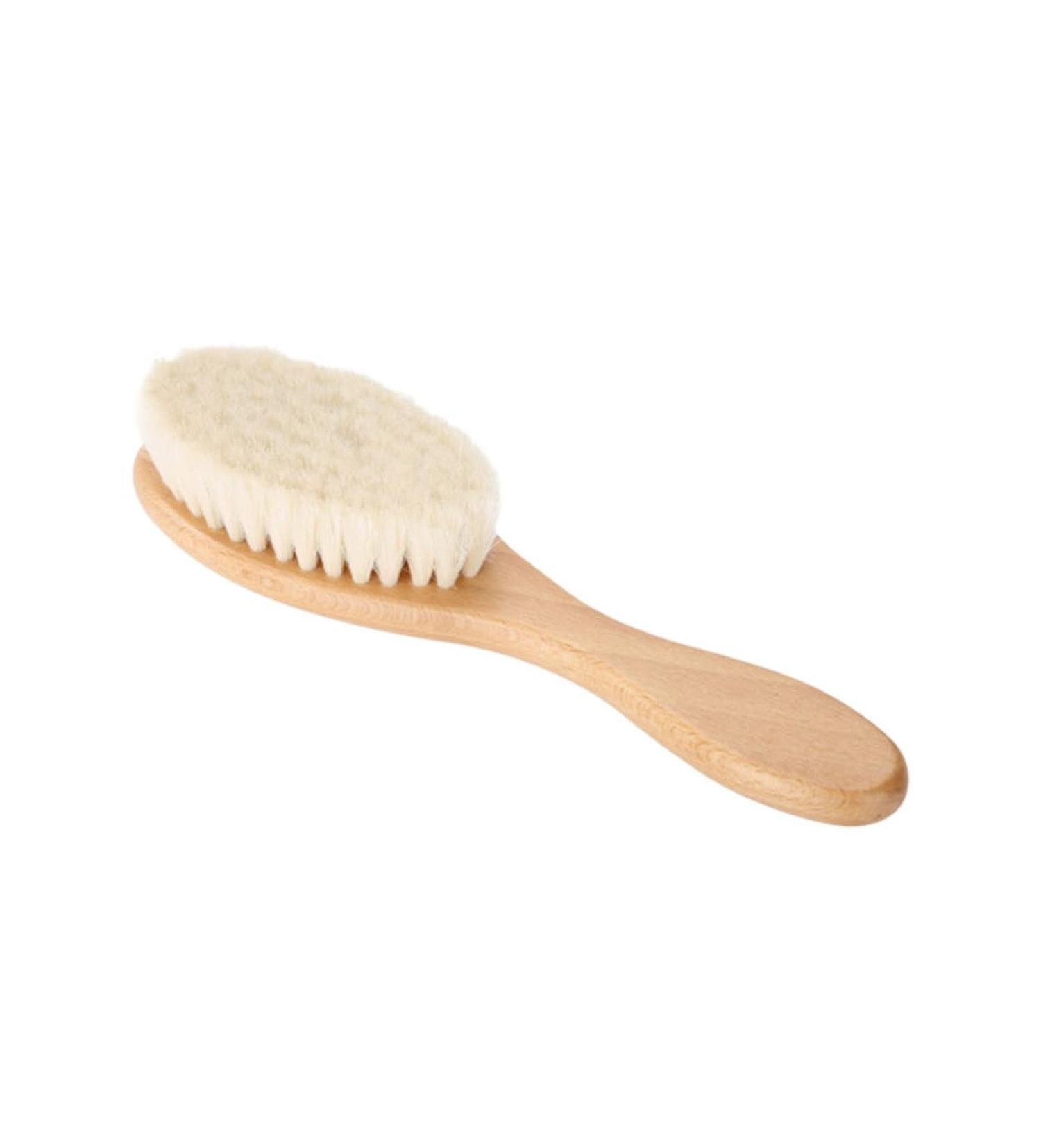 Buy NOLITOY Mustache Brush & Beard Straightening Comb - Wooden Facial Cleansing Brush for Men | Anti-static 15x4x2 CM - Buy Online on SooperMarket.com