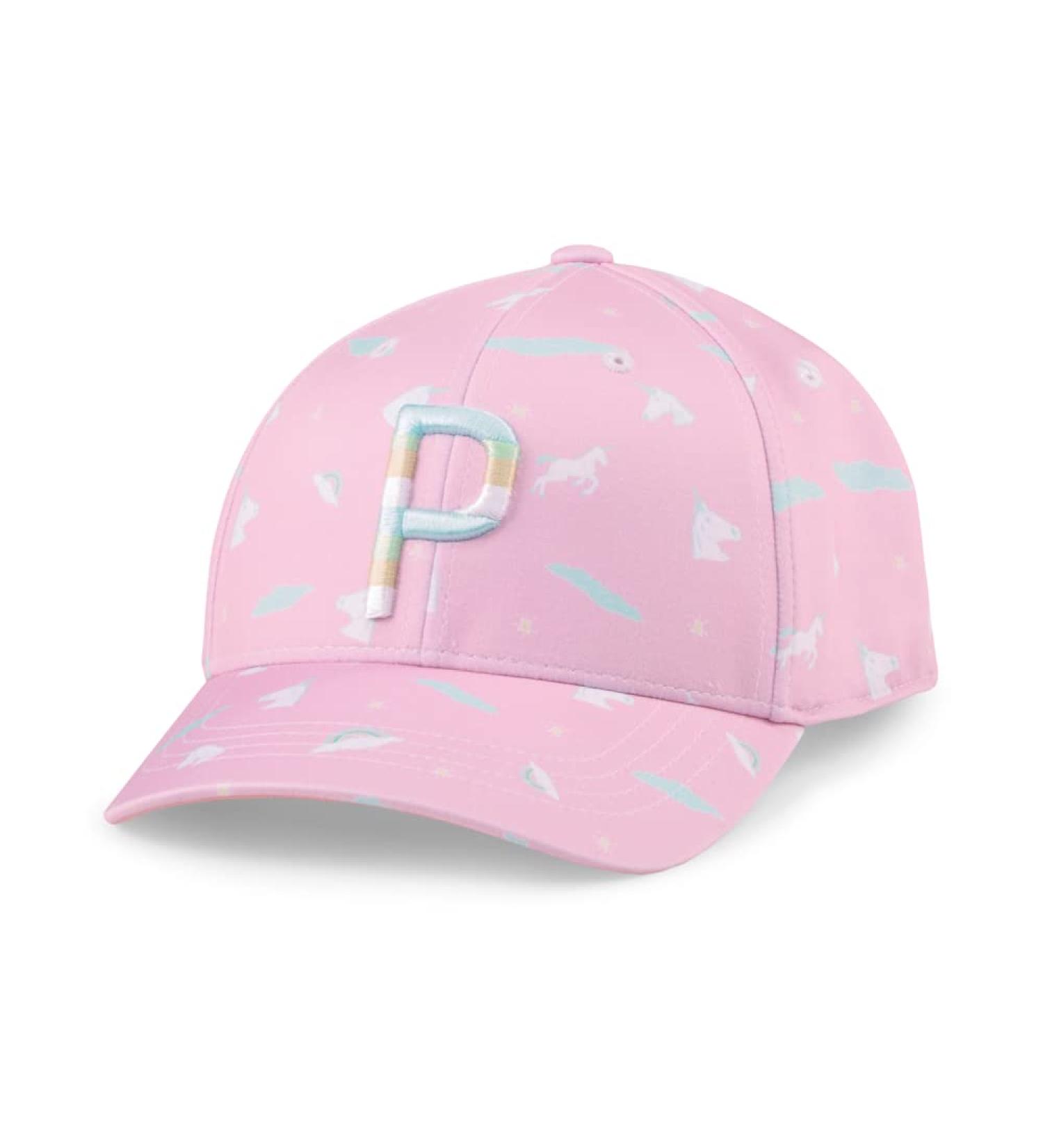 PUMA GOLF Girls' Standard Unicorn P Hat - Chalk Pink/Angel Blue - One Size - Buy Online on SooperMarket.com