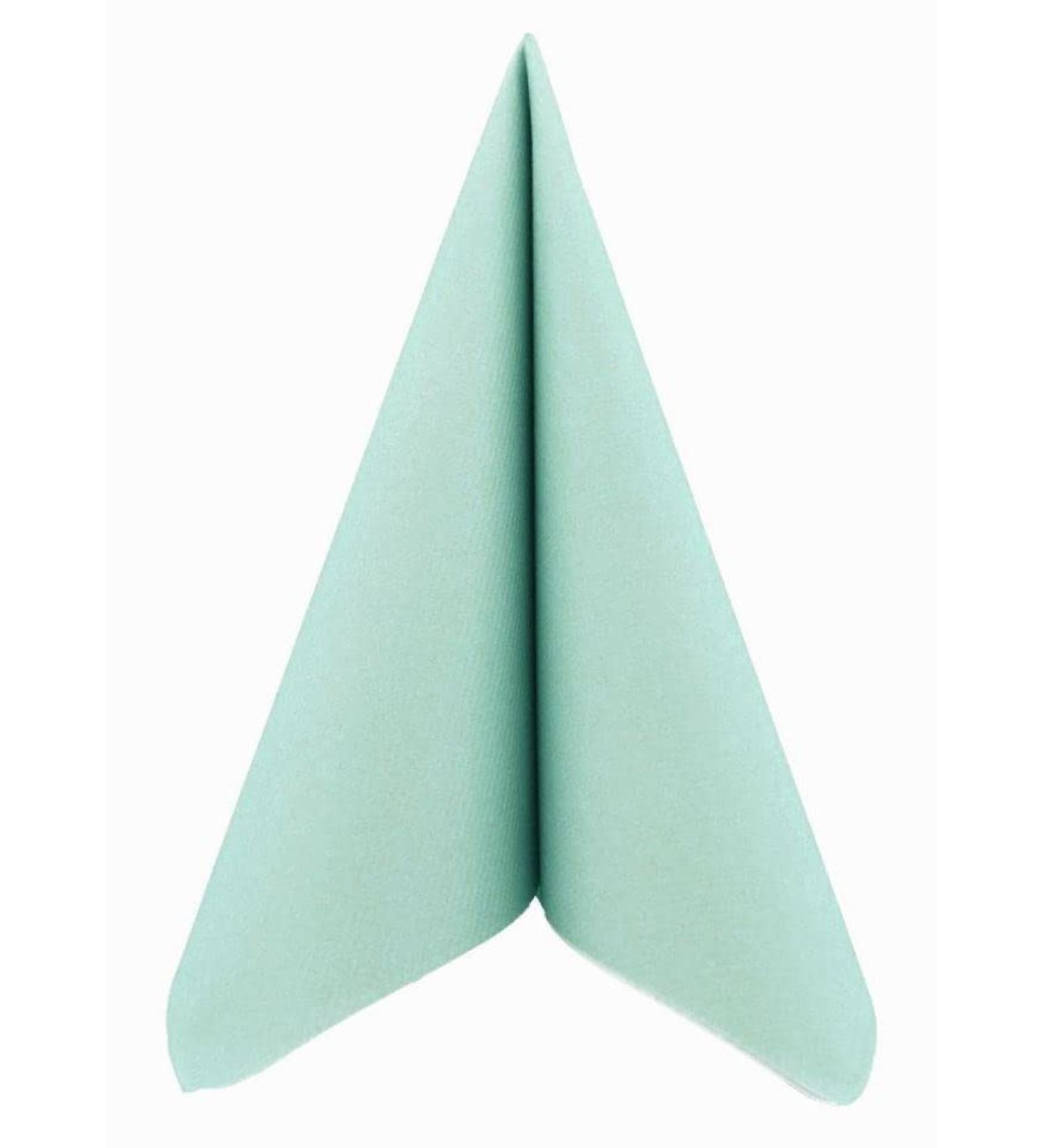 50 APARTina Mint Green Airlaid Napkins - Fabric-Like 40x40 cm | Premium Quality for Any Occasion - Buy Online on SooperMarket.com