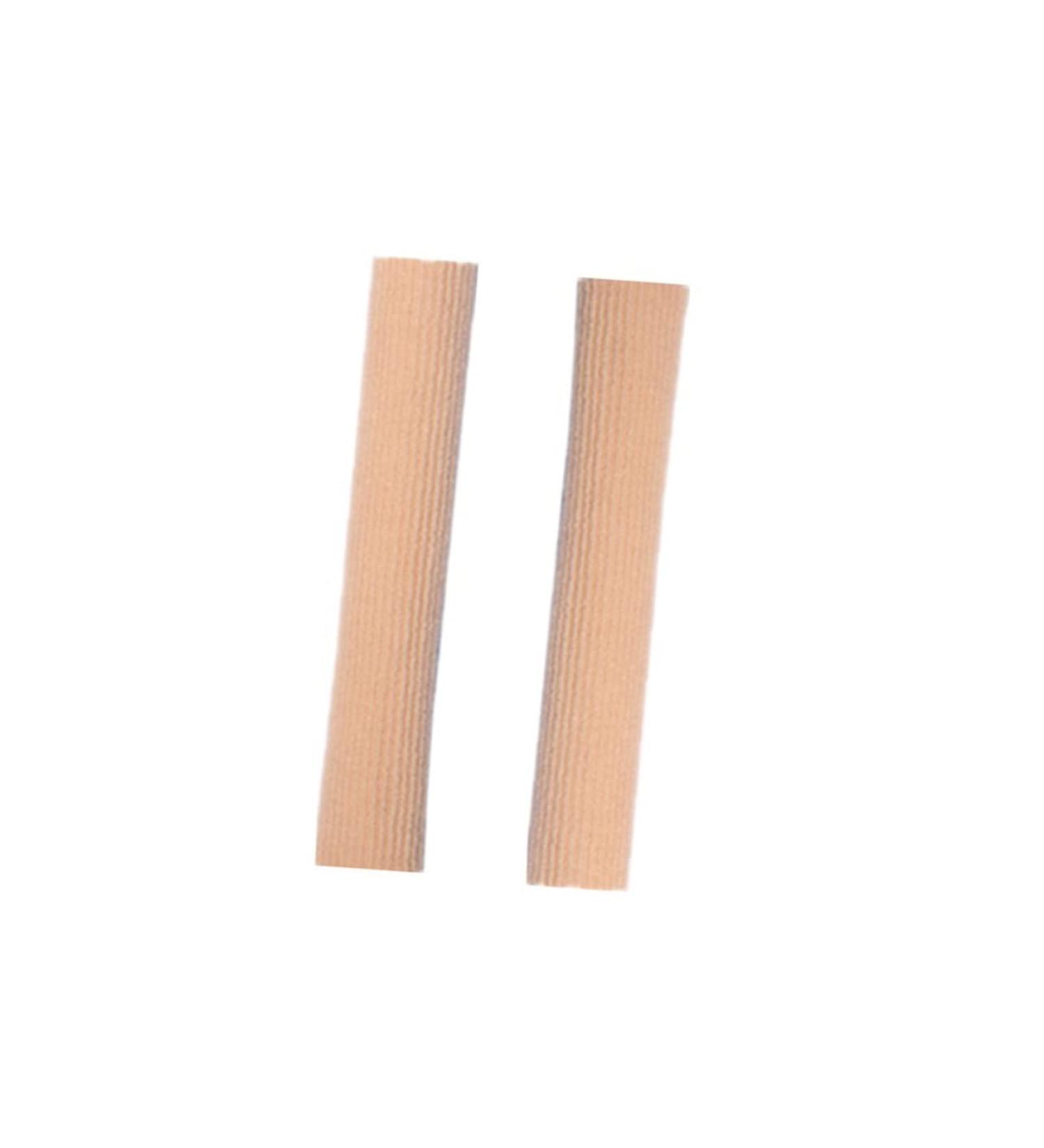 Healeved 2pcs Toe Cushion Tube Set - Toe Pad & Sleeve Protectors for Toes Care in Khaki Foam & Silicone Gel - Buy Online on SooperMarket.com