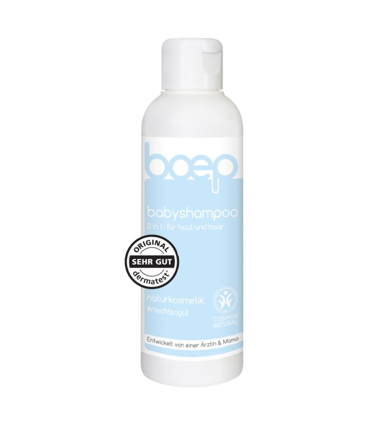Boep 2-in-1 Baby Shampoo & Shower Gel | Organic Aloe Vera | Sulfate & Paraben-Free Natural Baby Care (150ml) - Buy Online on SooperMarket.com