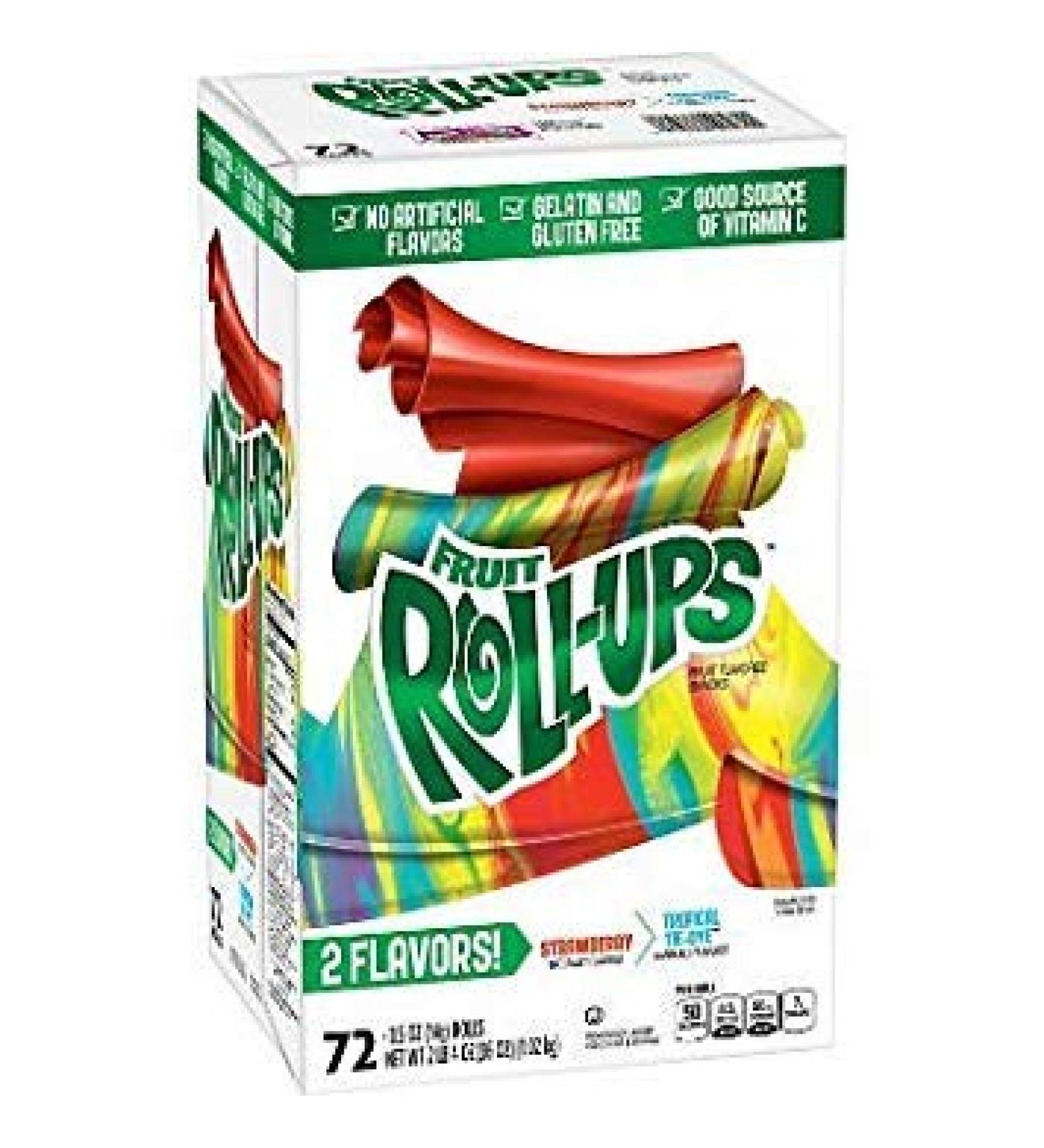 Fruit Roll-ups Blastin Berry Hot Colors (72 ct.)
